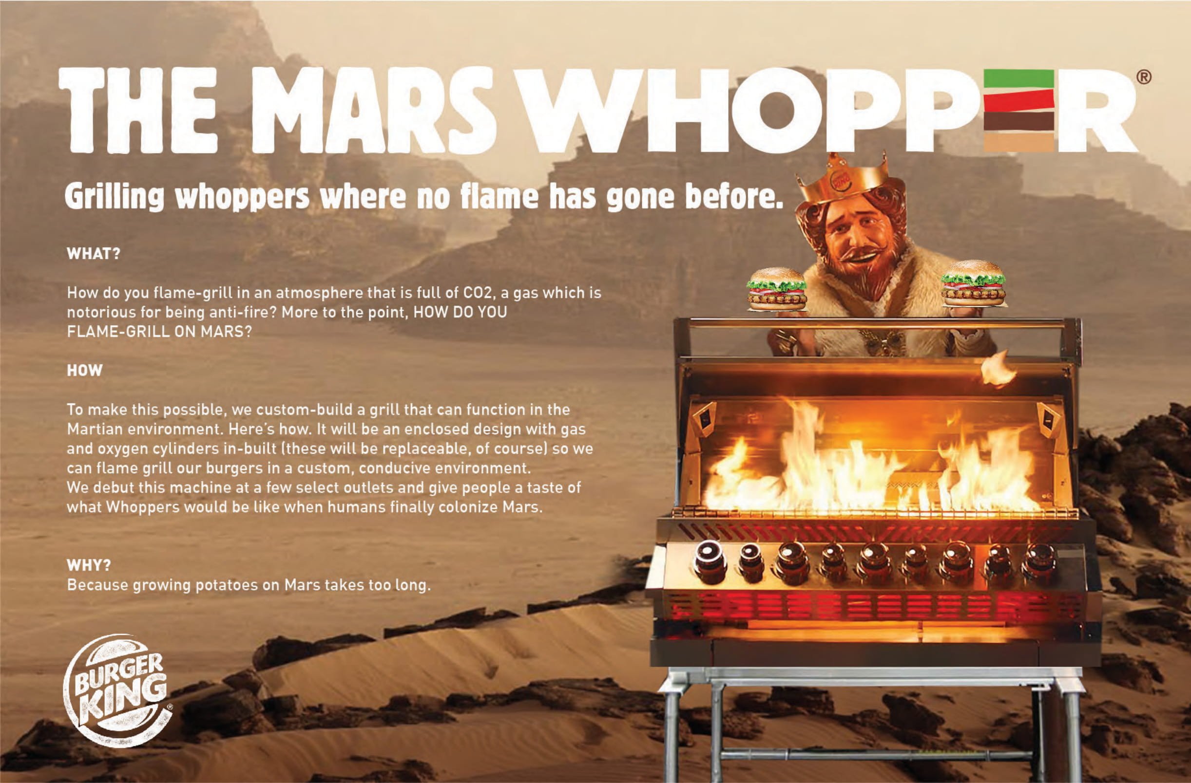 Mars Whopper Grill