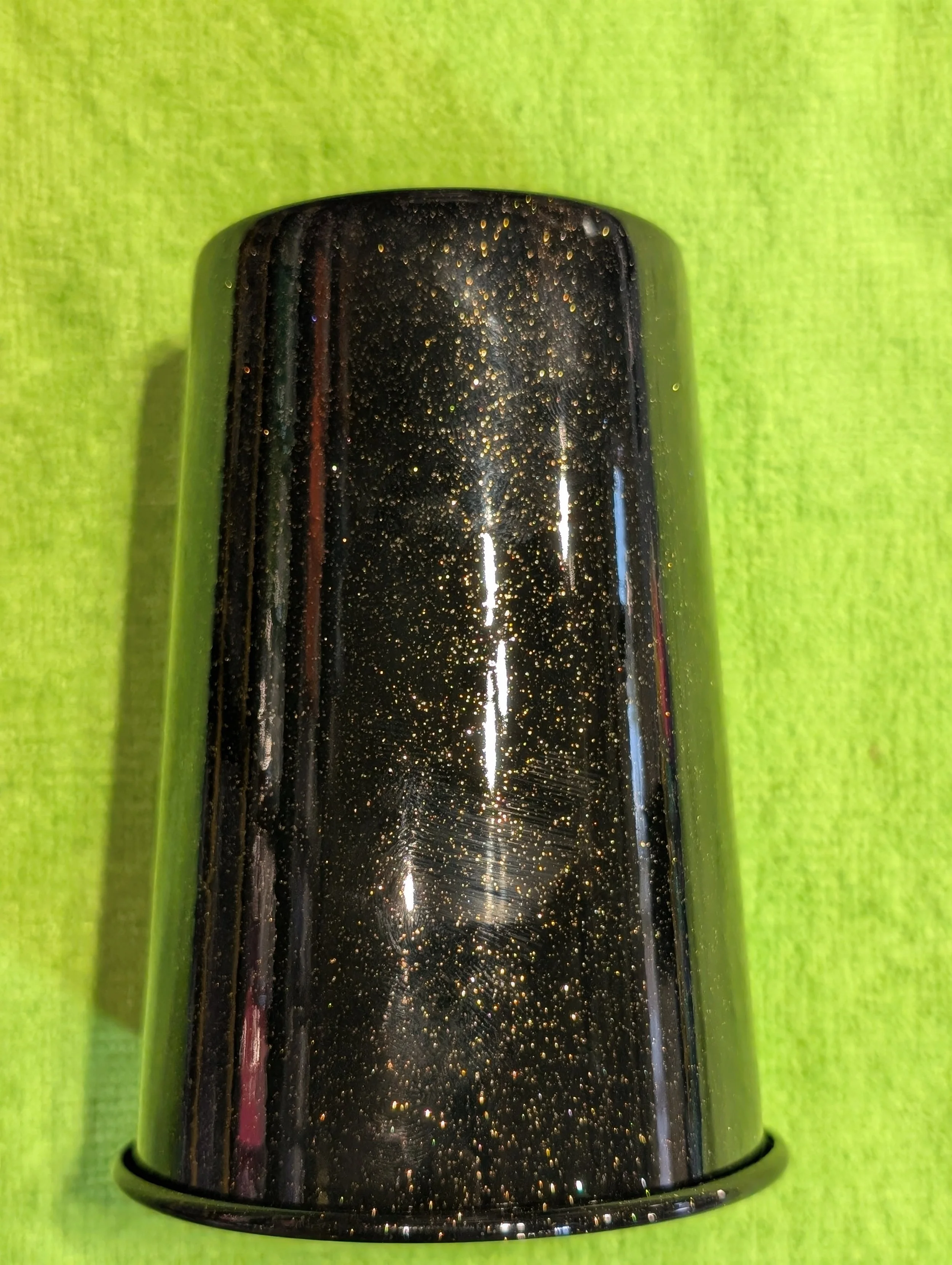 OEM Black with Gold Metallic Flake (Medium Flake)