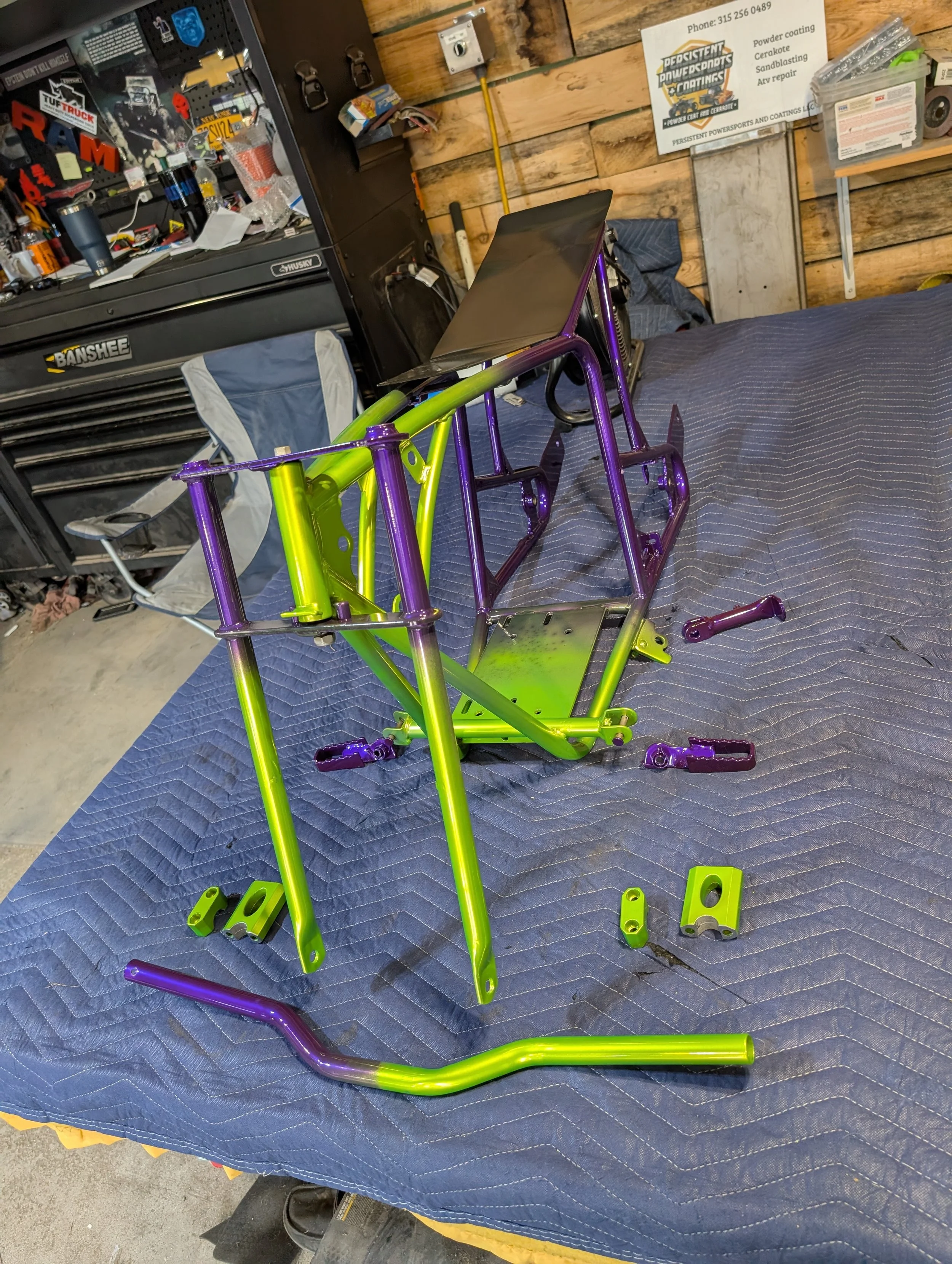 Candy Purple and Shocker Yellow