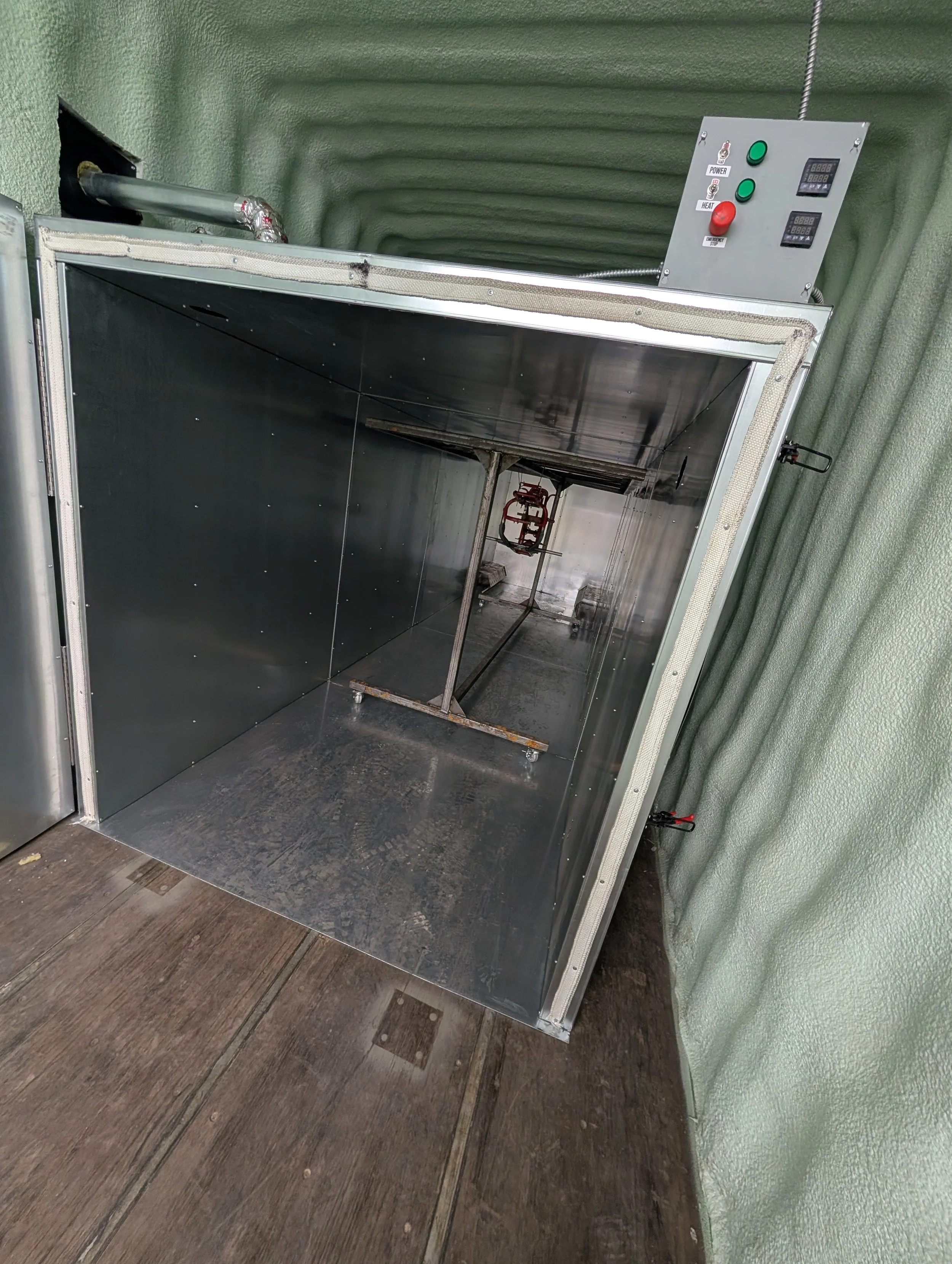 6x6x20 Propane Powder Coating 