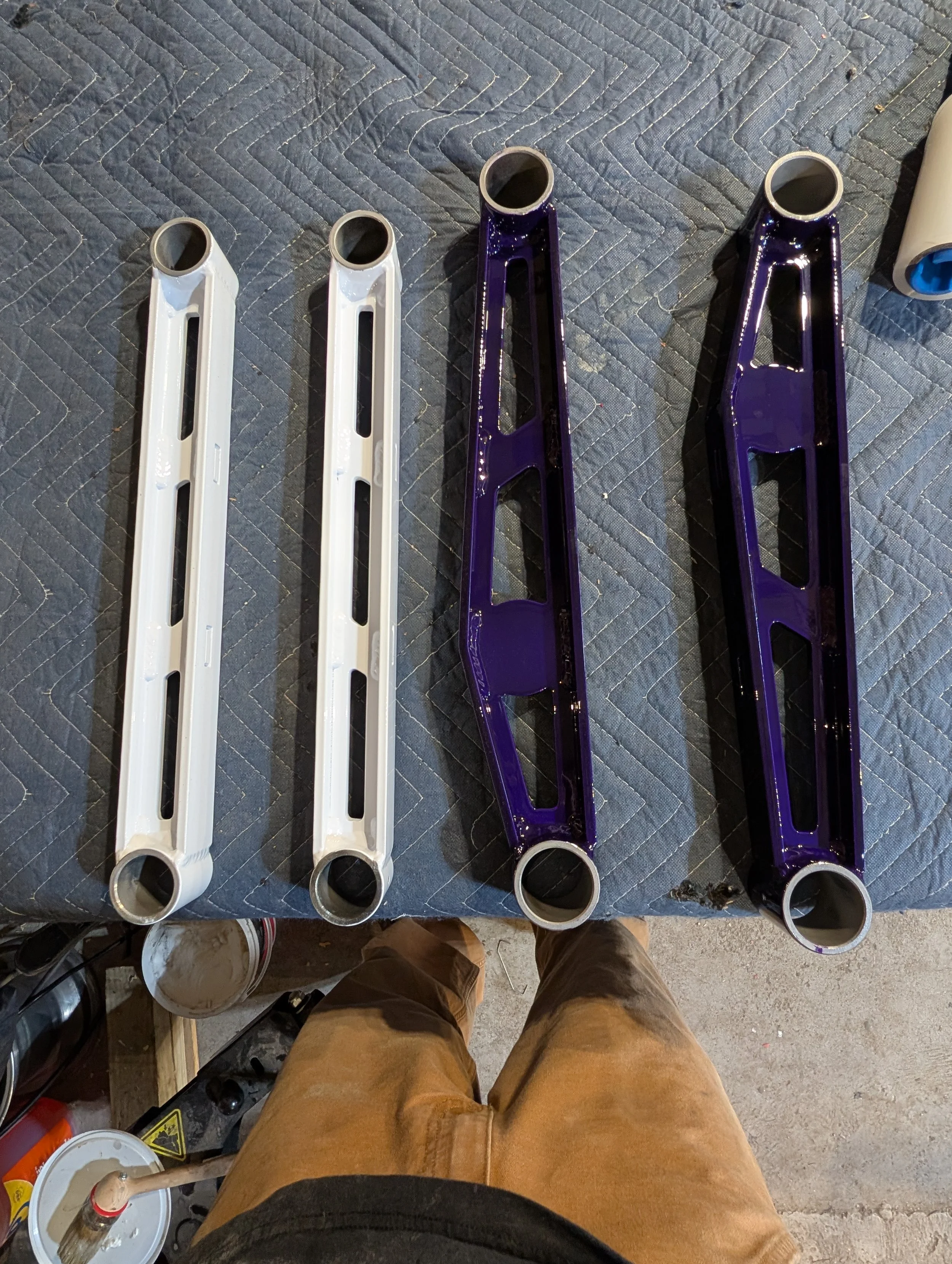 Candy Purple and Signal White