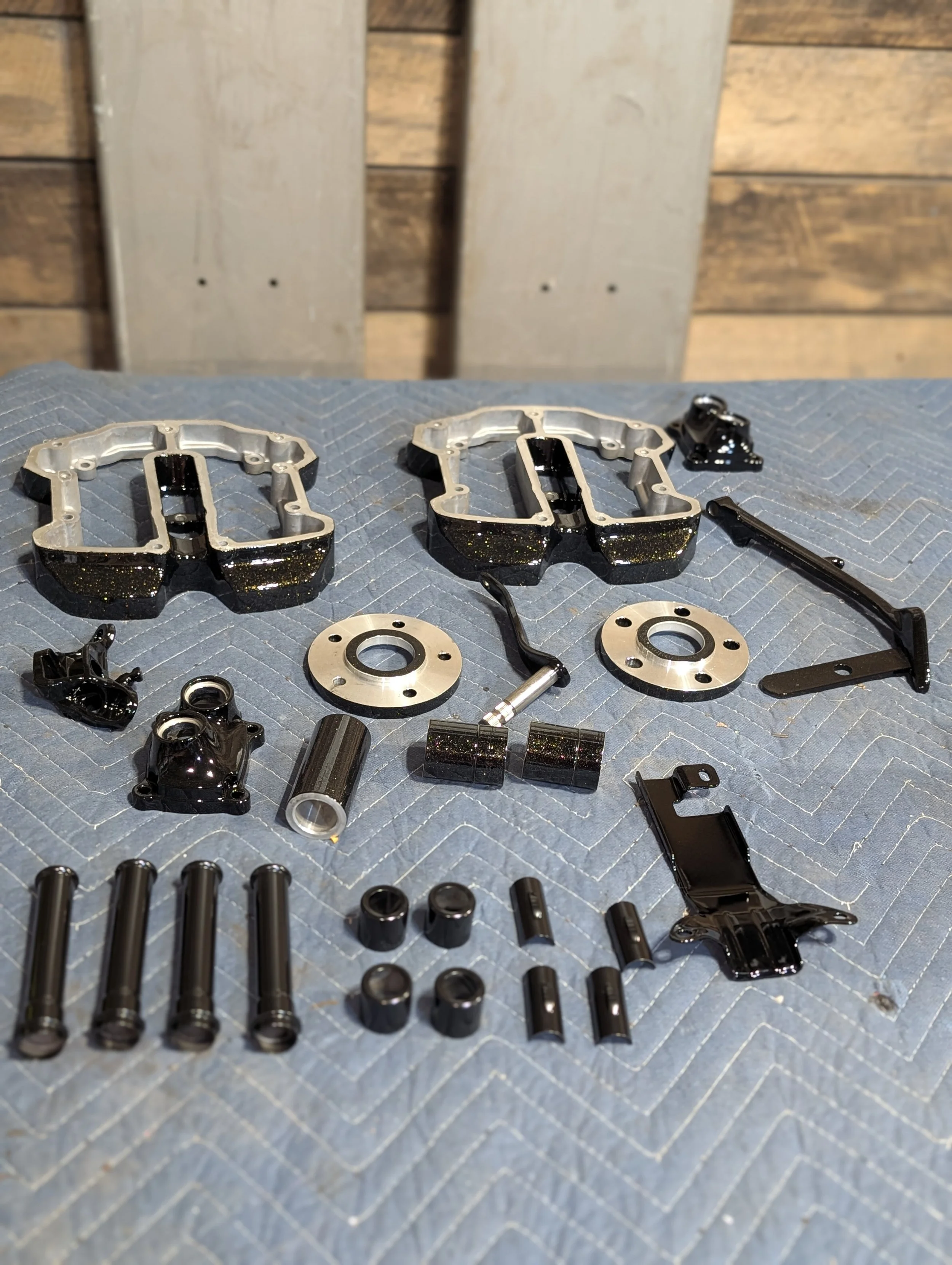 OEM Black with Gold Metallic Clear