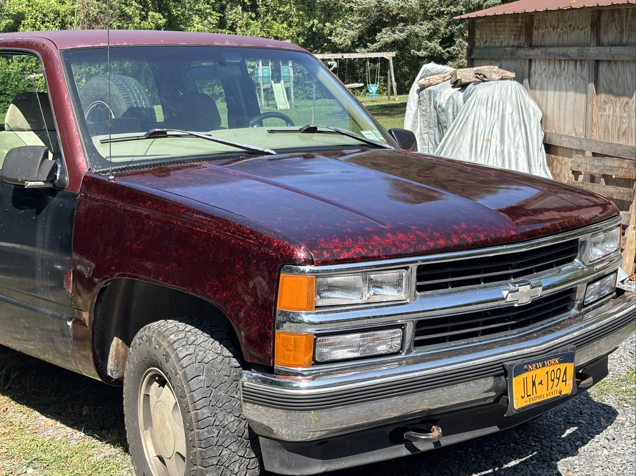 Translucent Candy Red, Super Chrome Plus and Satin Black