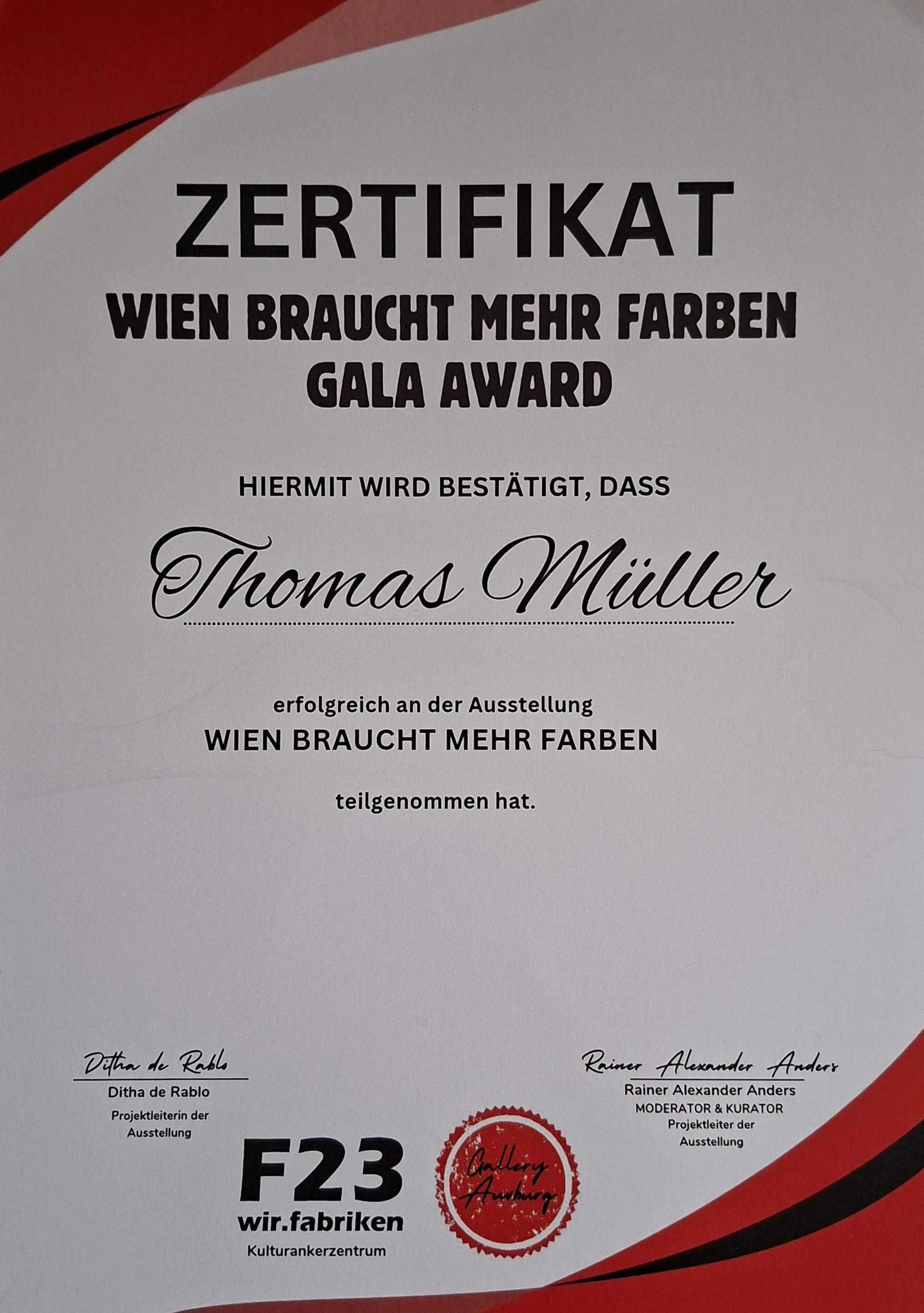 Zertifikat Ausstellung Wien