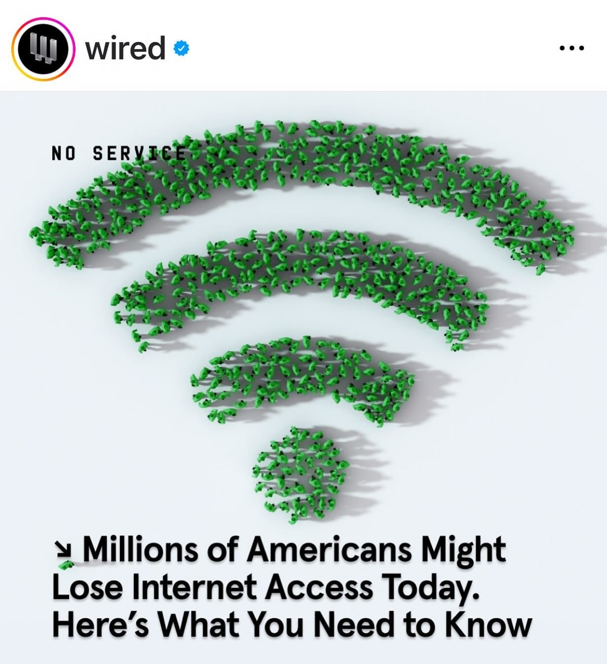 Strong coverage by Wired around the loss of internet access by millions of Americans. Read the full article here https://www.wired.com/story/affordable-connectivity-program-ending/?client_service_name=wired&amp;client_service_id=31209&amp;service_use