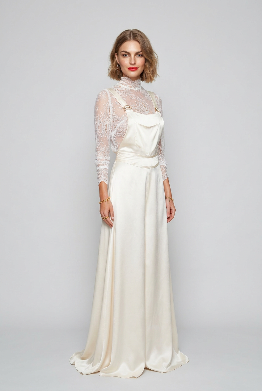 Dungaree and Poppy Top