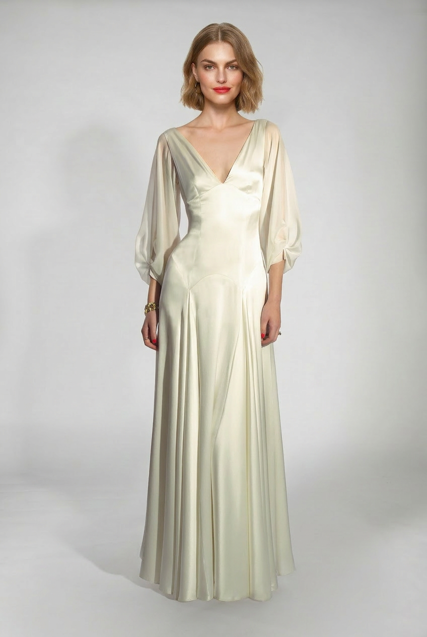 Mae Dress with Sleeves