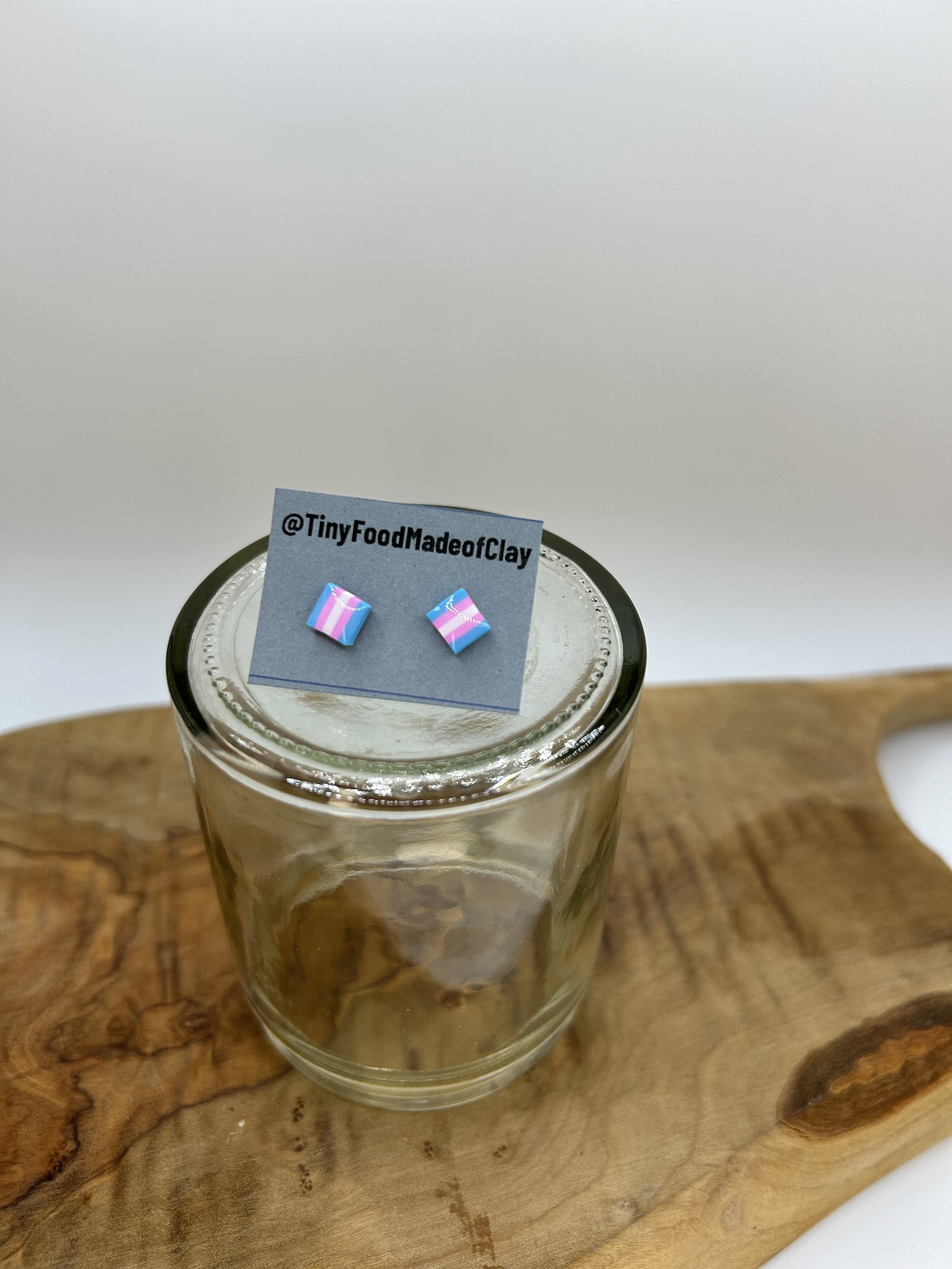 Trans Pride studs