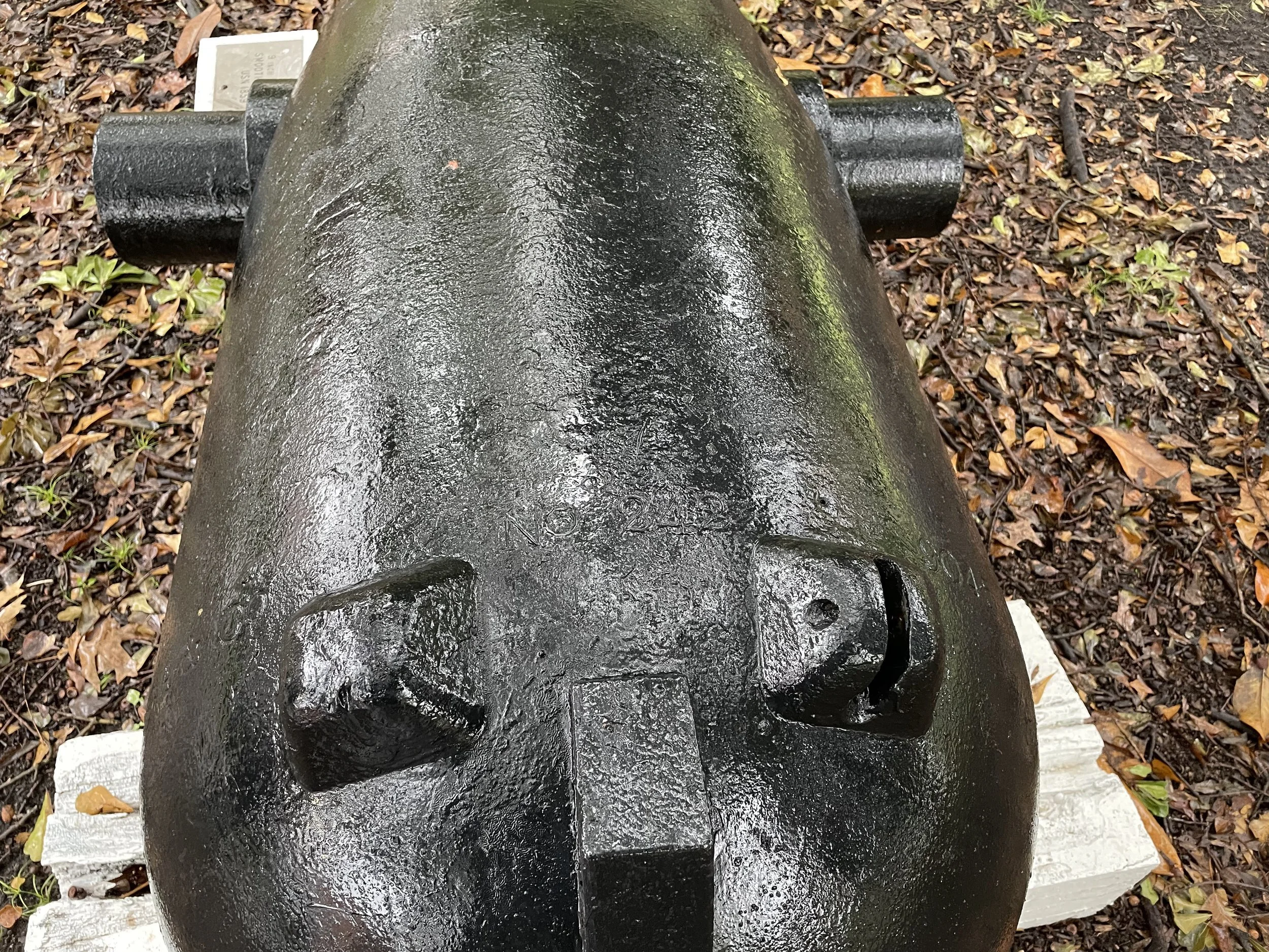 The registry number, 242, may be seen above the rear sight block