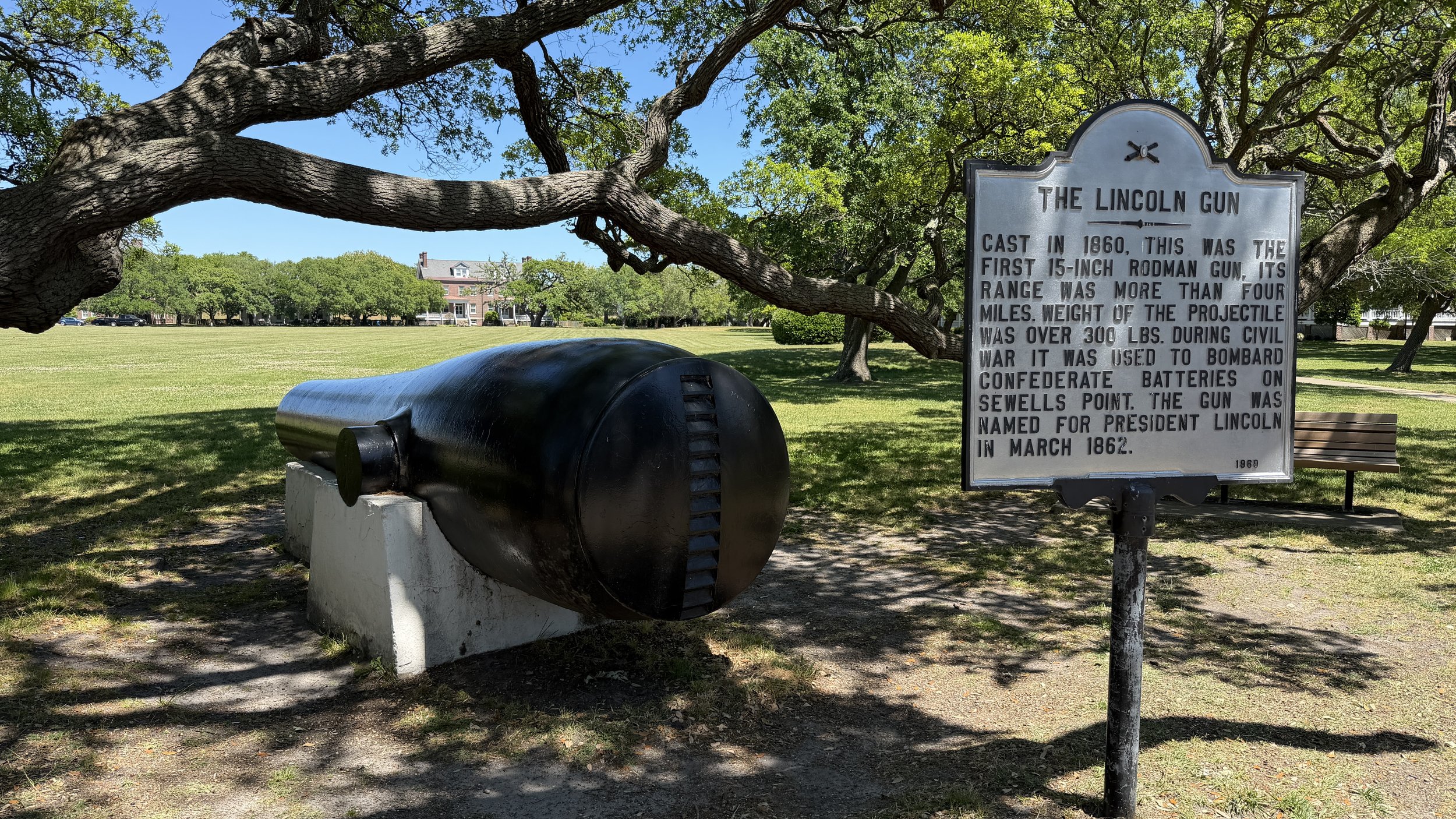The Lincoln Gun now at Fort Monroe