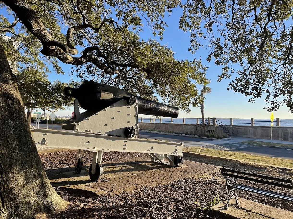 White Point Garden on New Years Day