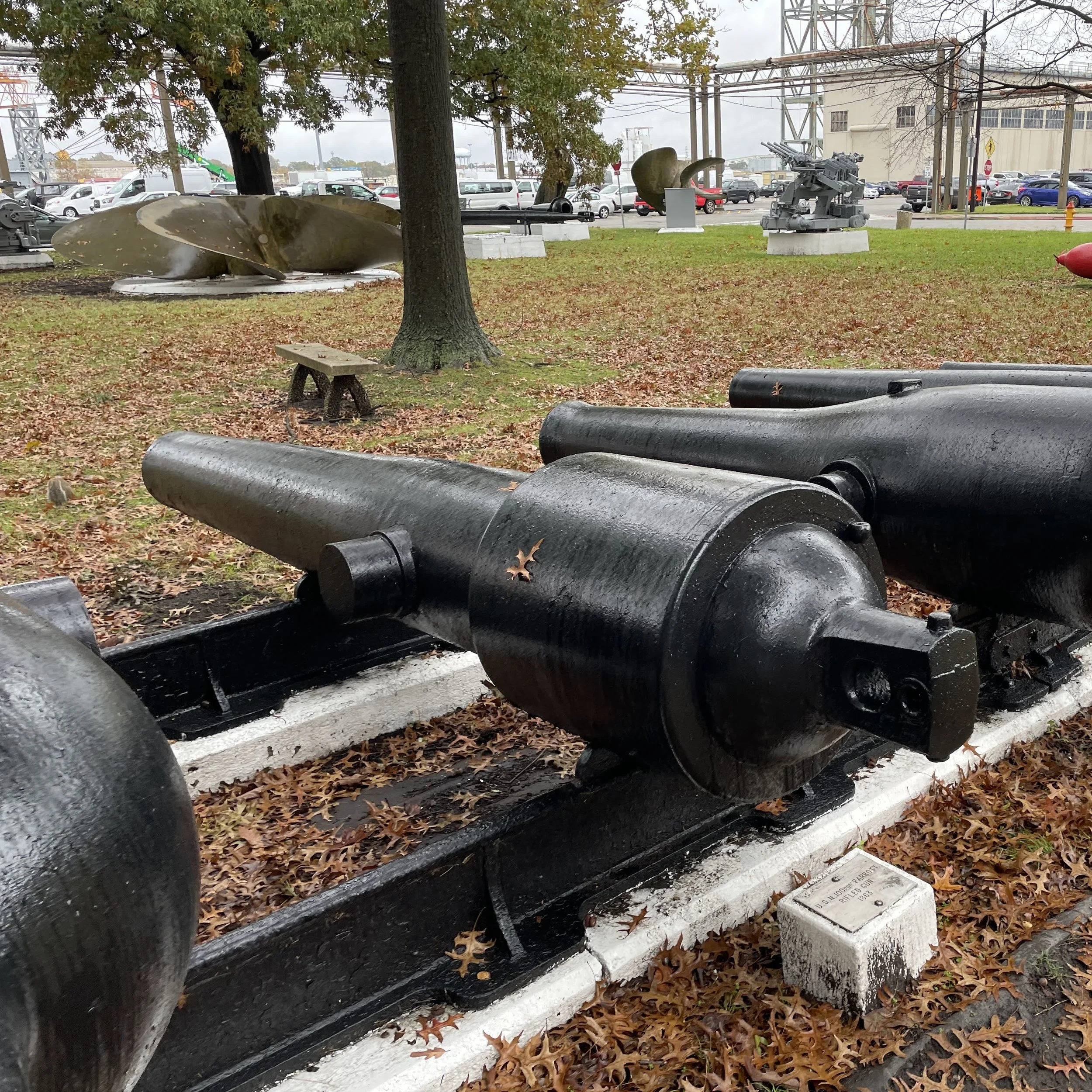 USS Navy 100-Pounder Parrott Rifle of USS Franklin