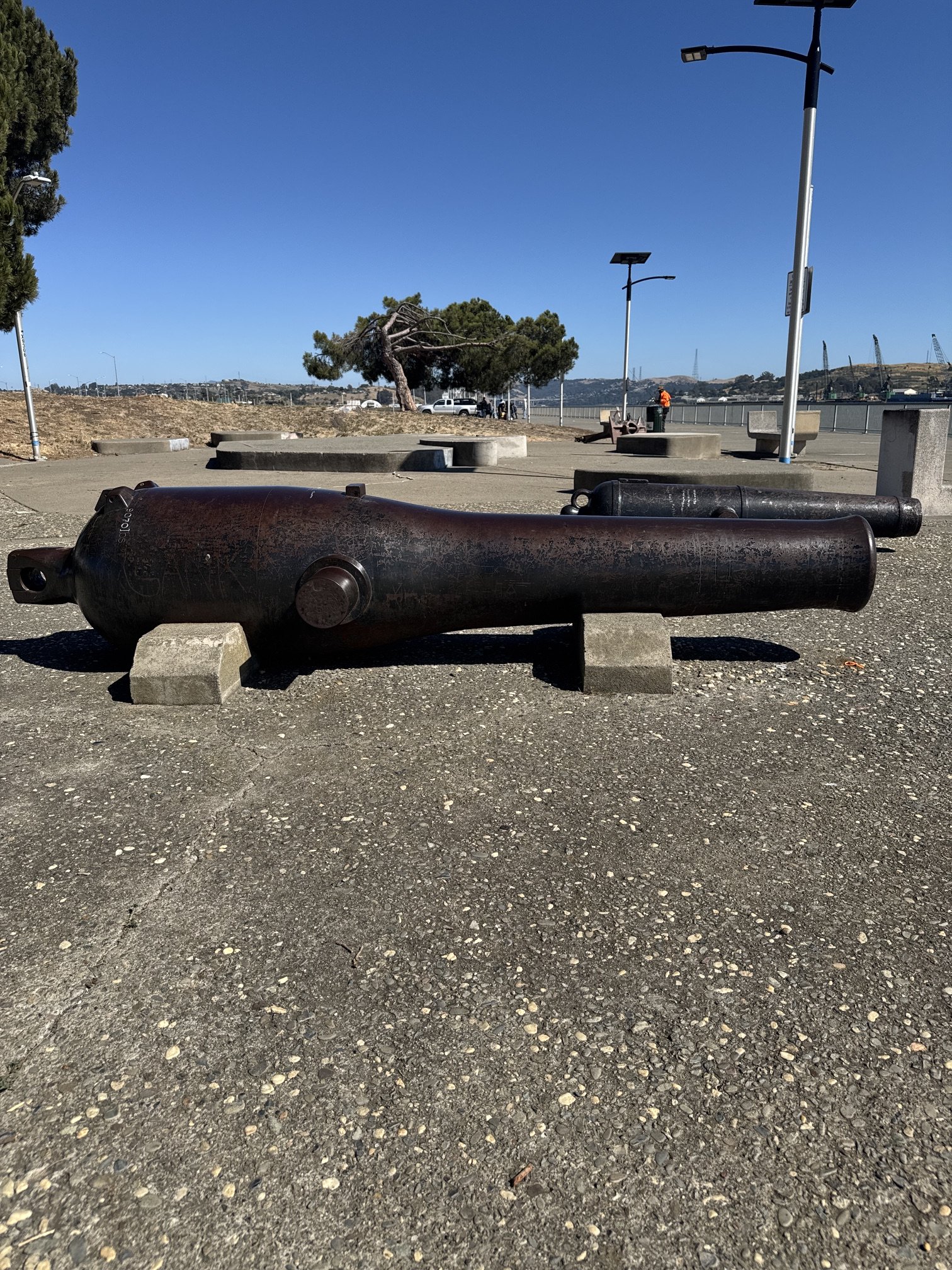 US Navy 9-Inch Dahlgren Number 229 of USS Hartford in Vallejo, California