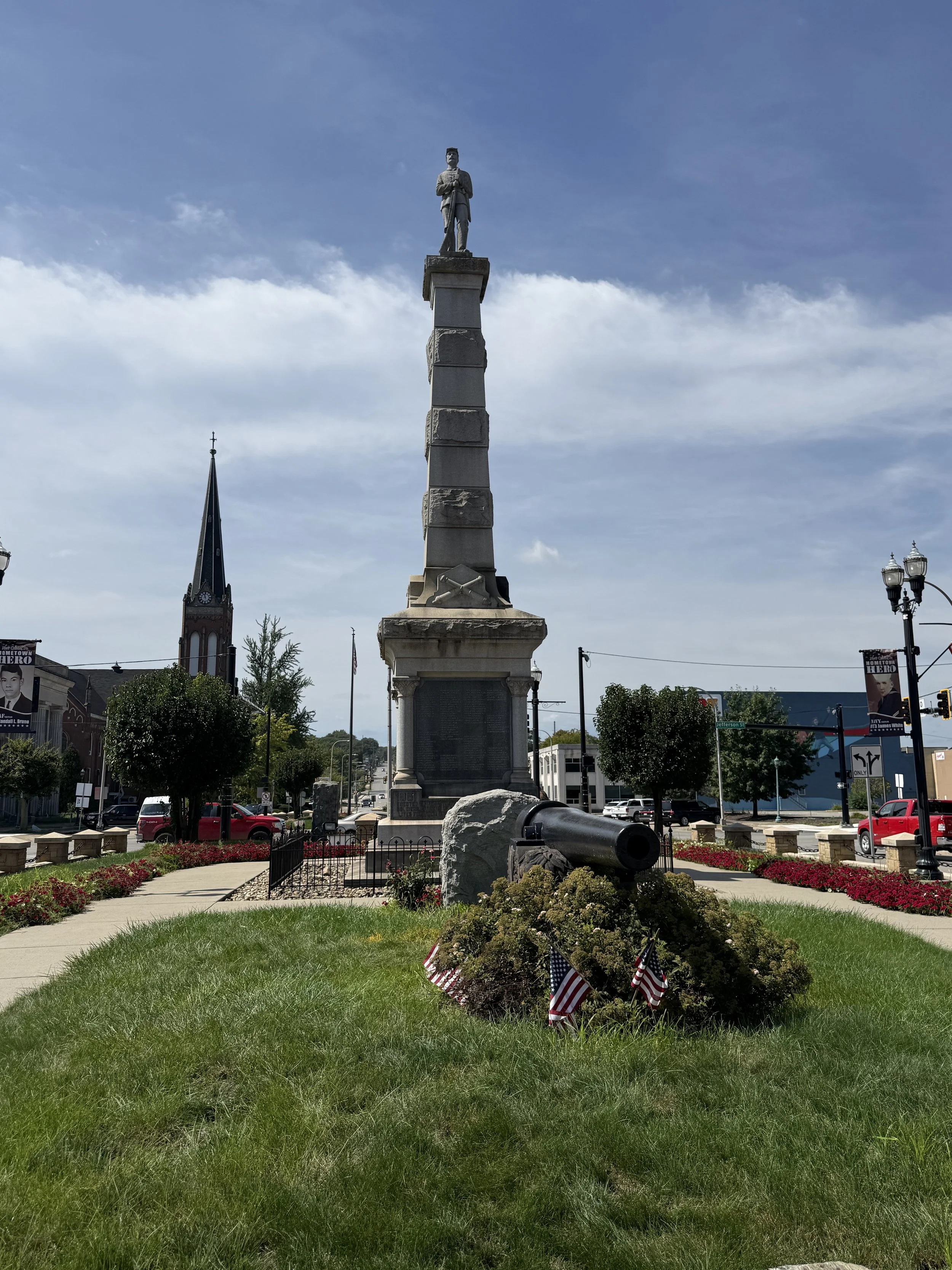 US Army 30-Pounder Parrott Rifle Number 239 is displayed in New Castle, Pennsylvania