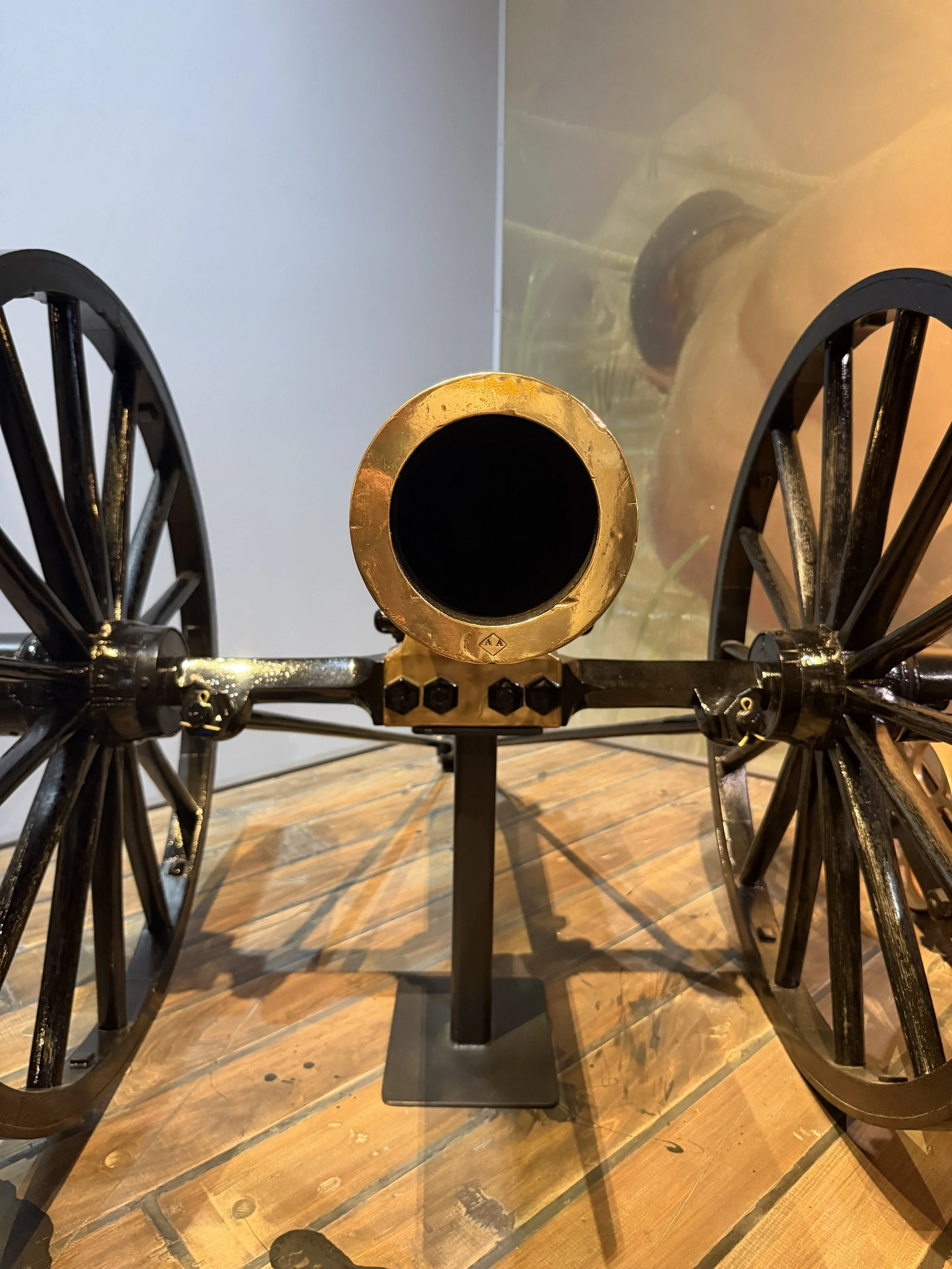 Number 19 is part of an exhibit on Marine landing parties in the 19th Century.