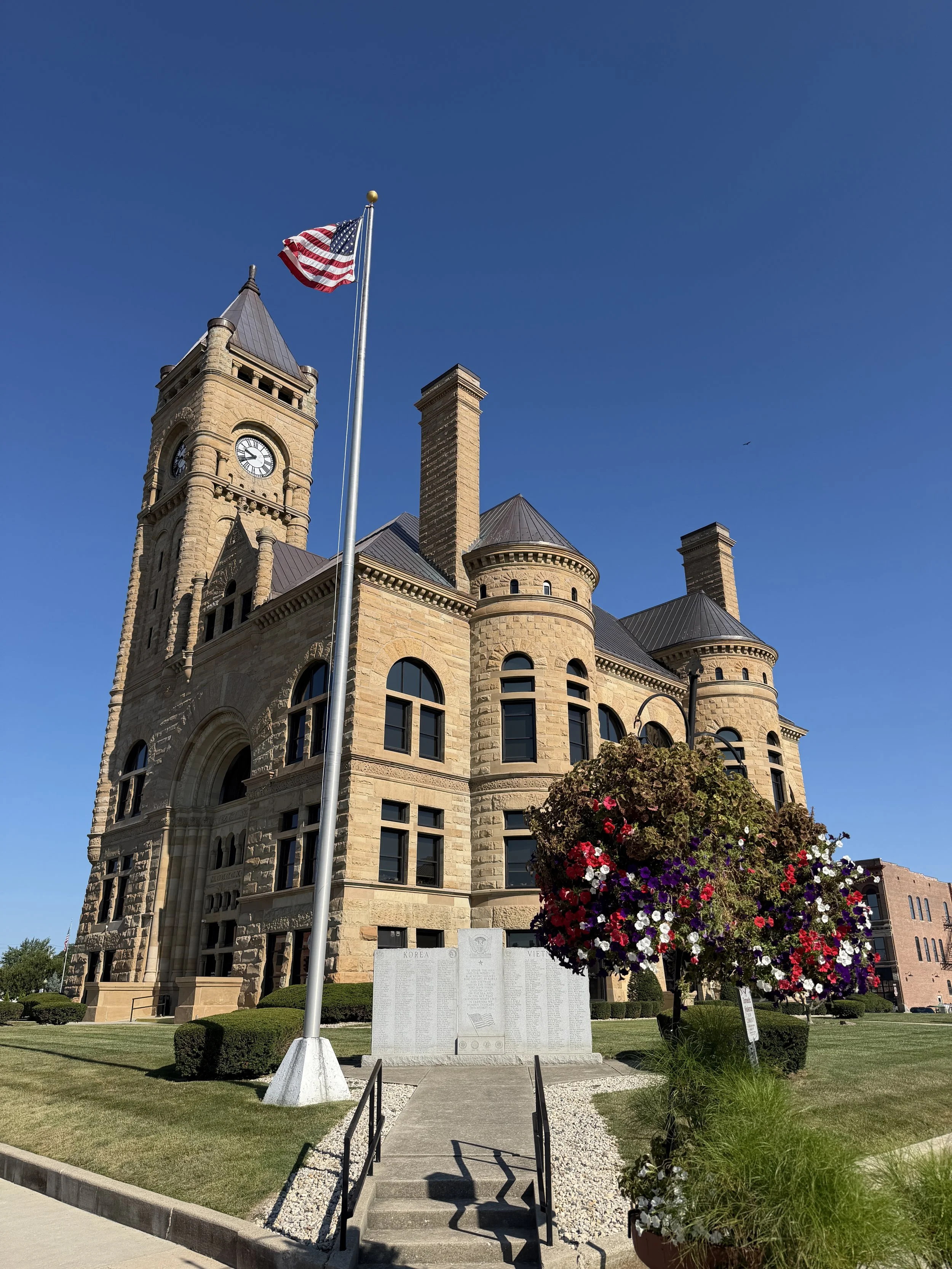 Blackford County Courthouse in Hartford City, Indiana