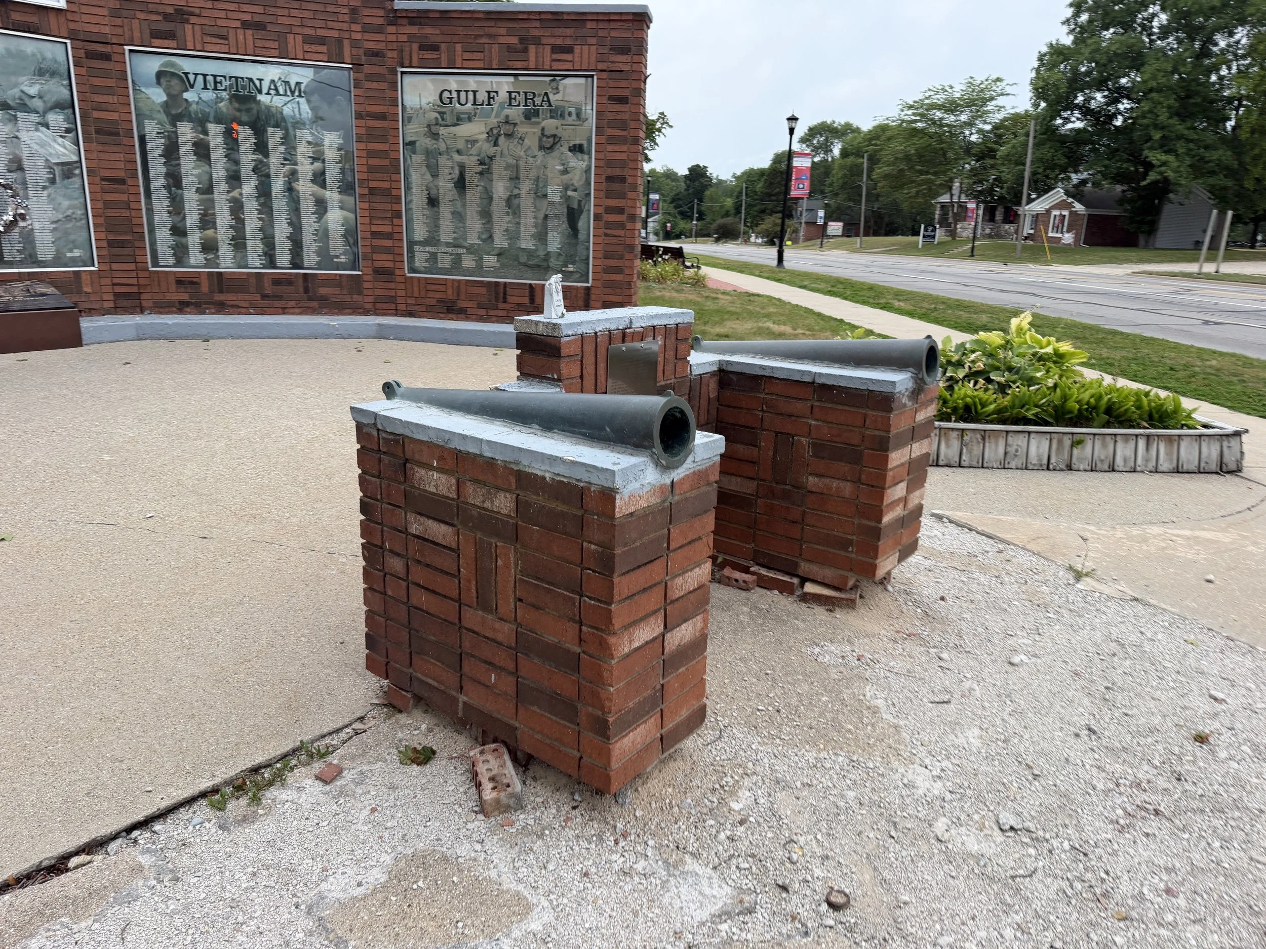 The boat howitzers in Gladwin, Michigan