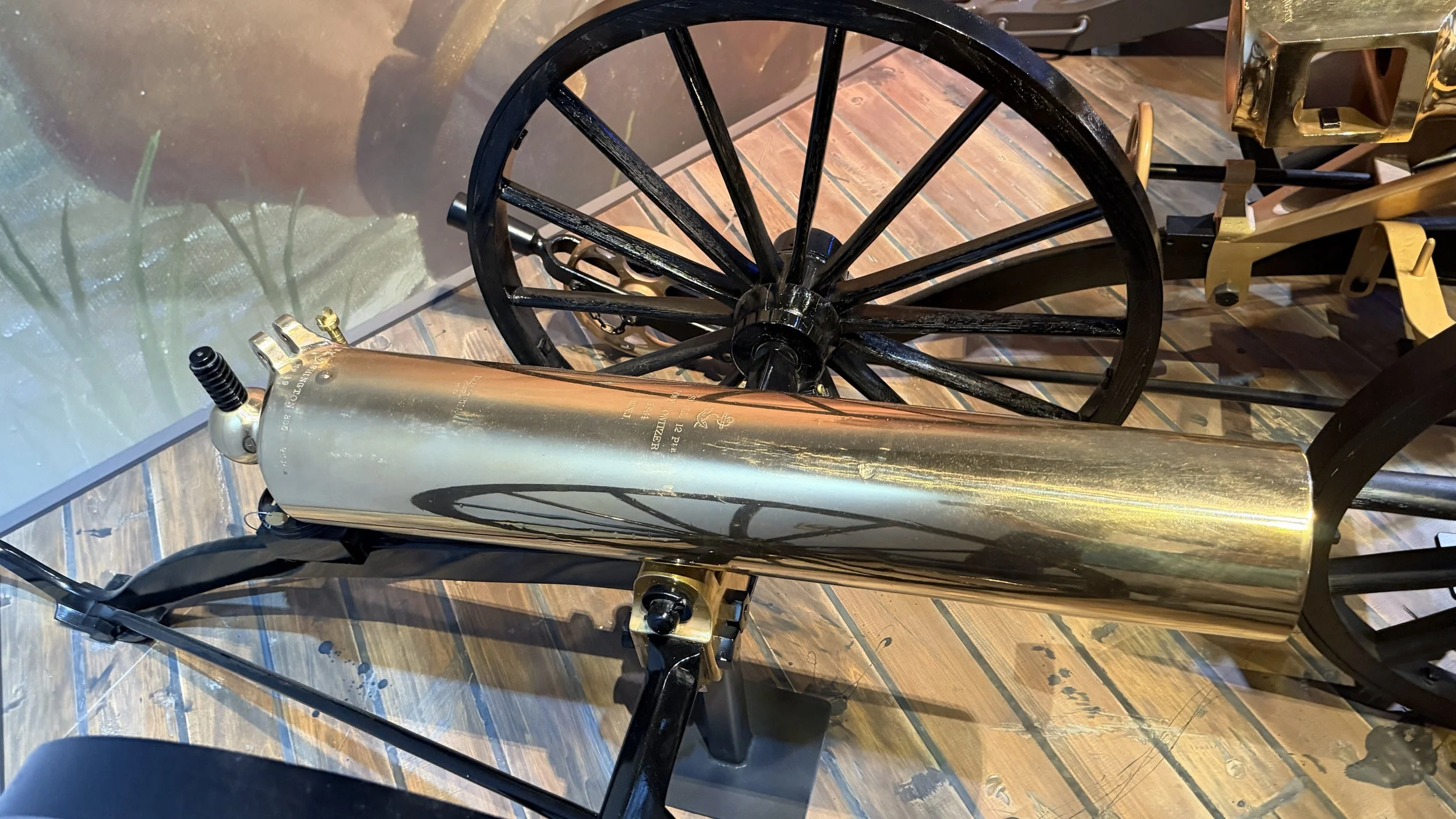 US Navy 12-Pounder Dahlgren Boat Howitzer, Small, at the National Museum of the Marine Corps
