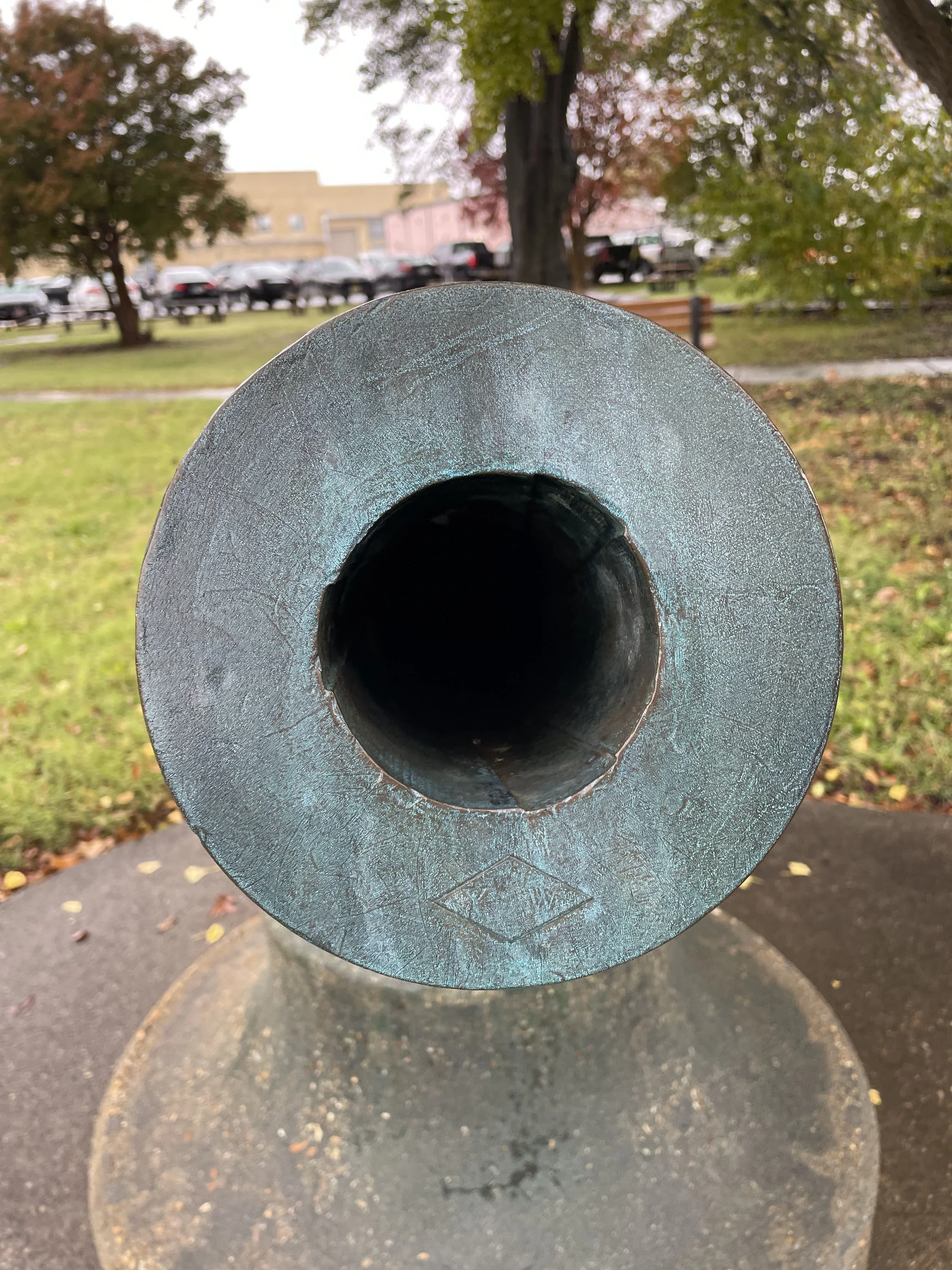 12-Pounder Boat Howitzer Number 403 is the only surviving example of the type with 3-groove rifling.