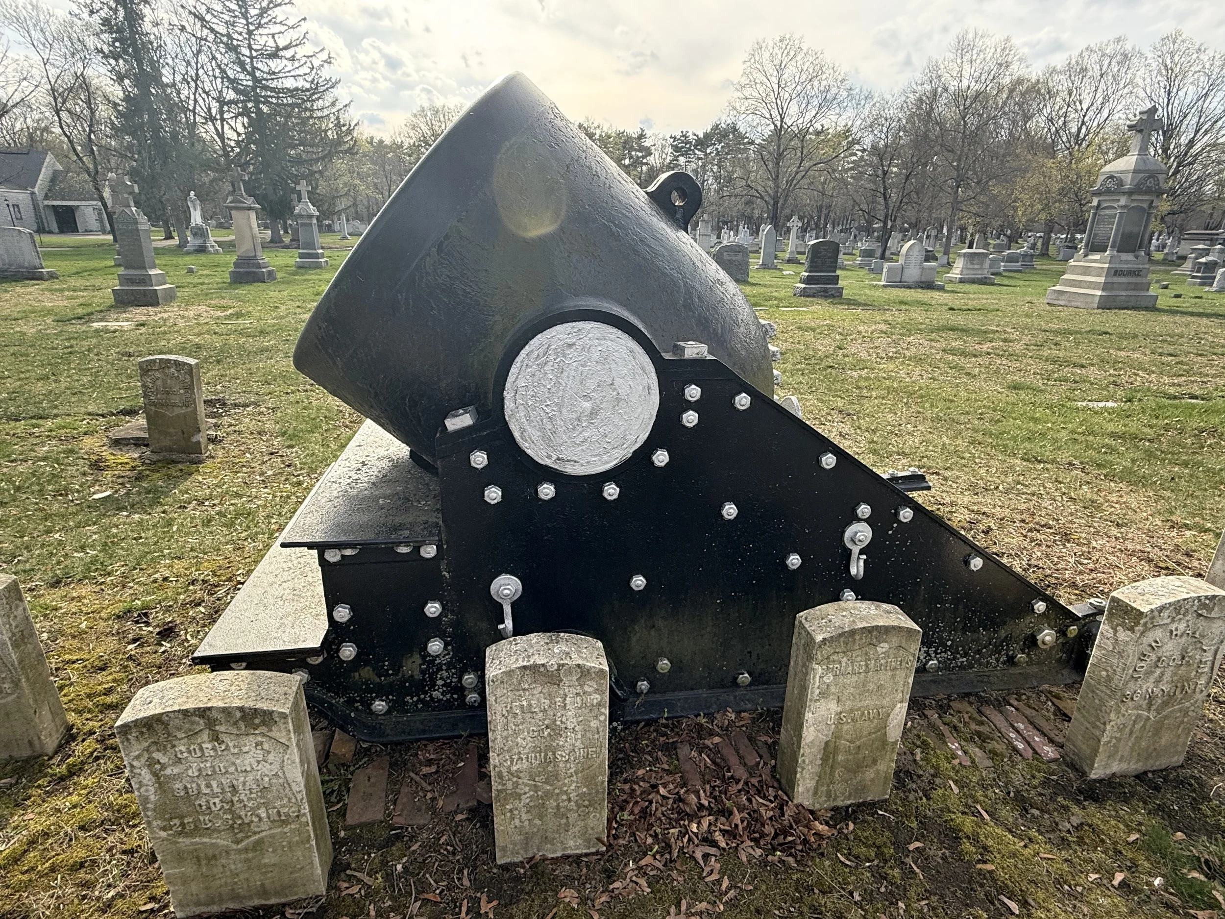 US Navy 13-Inch Mortar in Springfield, Massachusetts