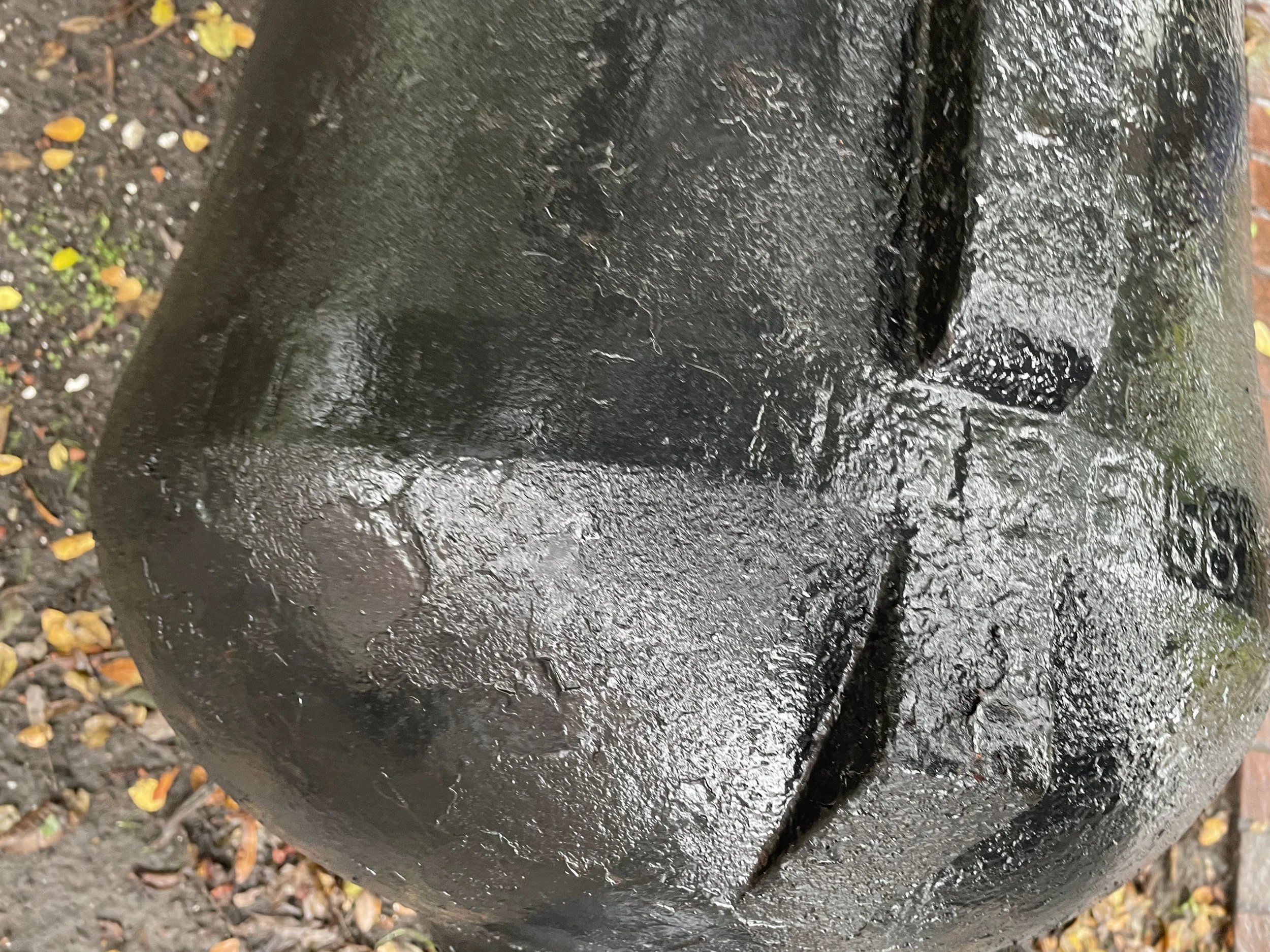 The registry number is stamped at the top of the base ring between the sight block and the hammer block.  I believe I read “125”, though accompanying sign says “128.”  Olmstead et al., states “125”.