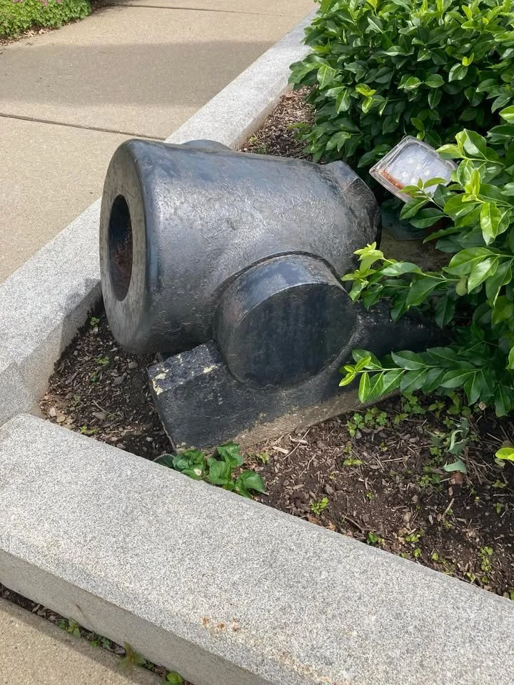 US Army 8-Inch Siege Mortars at the Tioga County Memorial