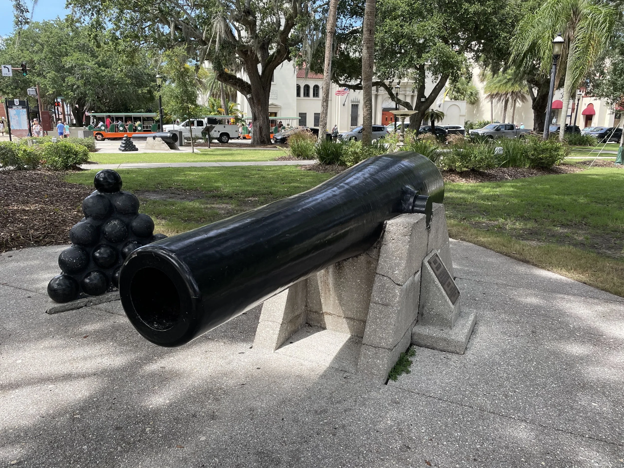 8-Inch Confederate Columbiads in St. Augustine, Florida
