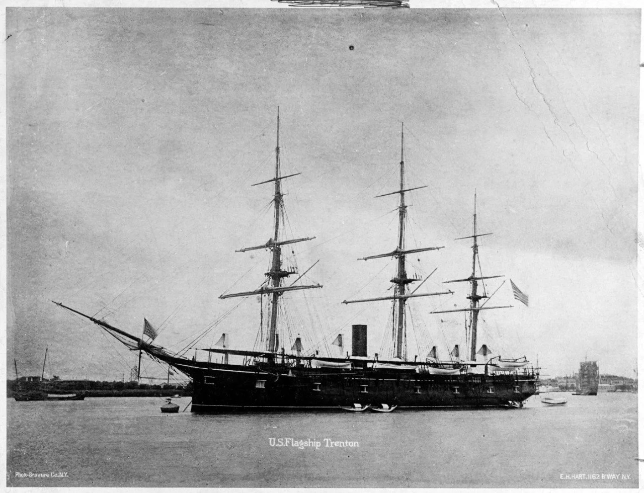 US Flagship Trenton - Naval History and Heritage Command Photo