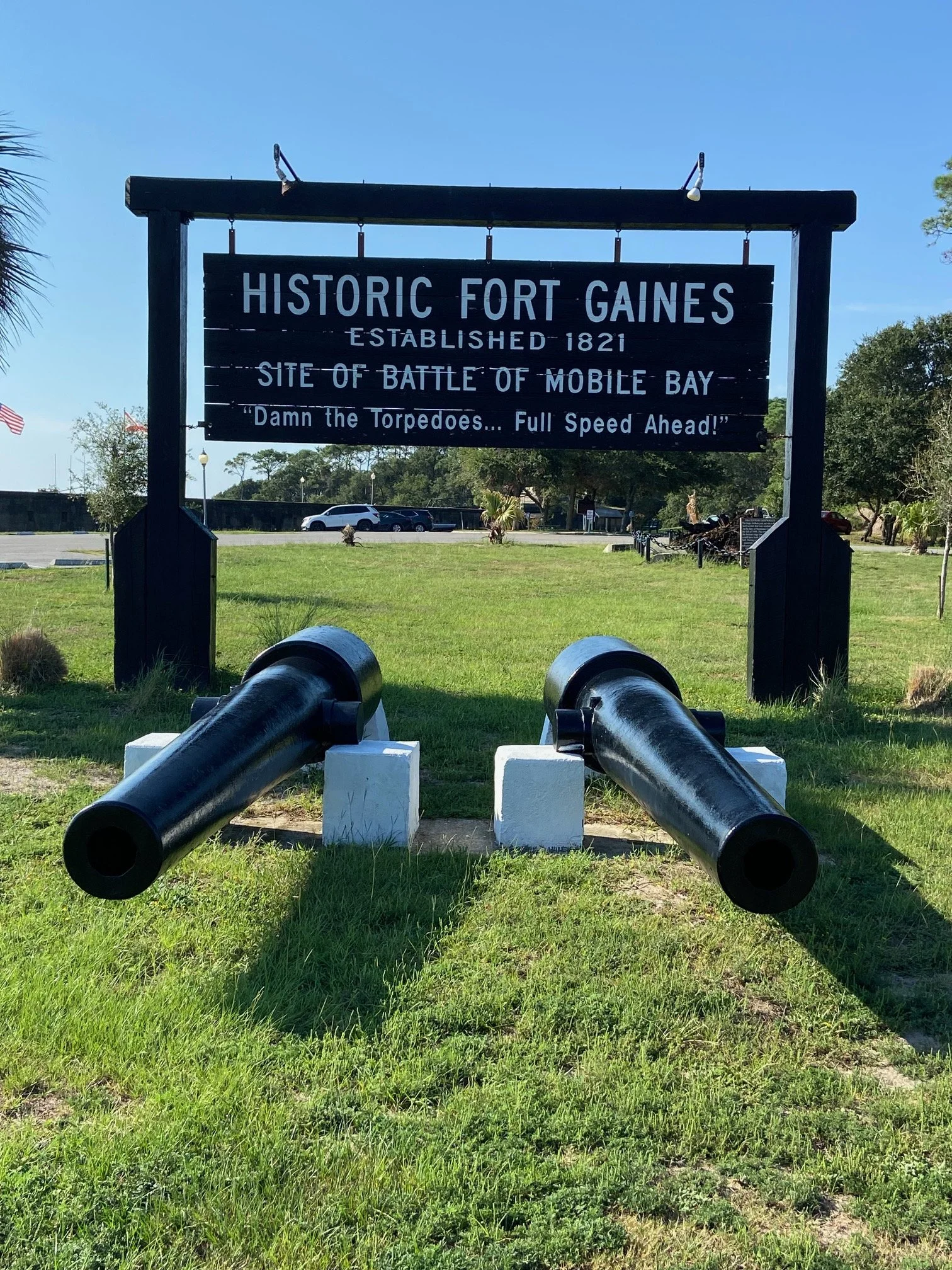 US Army Parrott Rifles at Fort Gaines