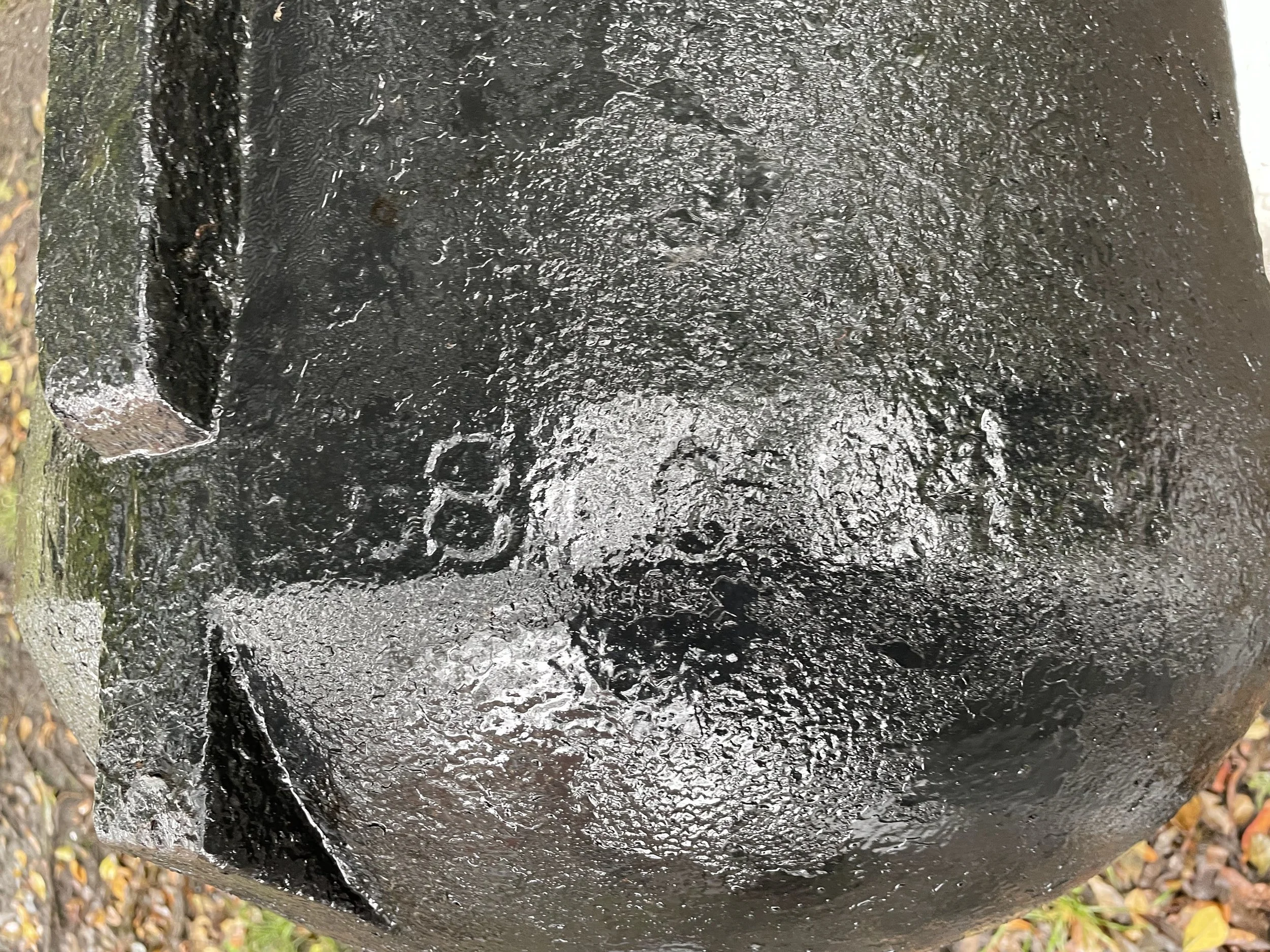 As manufactured the 32-Pounder weighed “58-0-4” in hundredweight  (6,500 pounds)