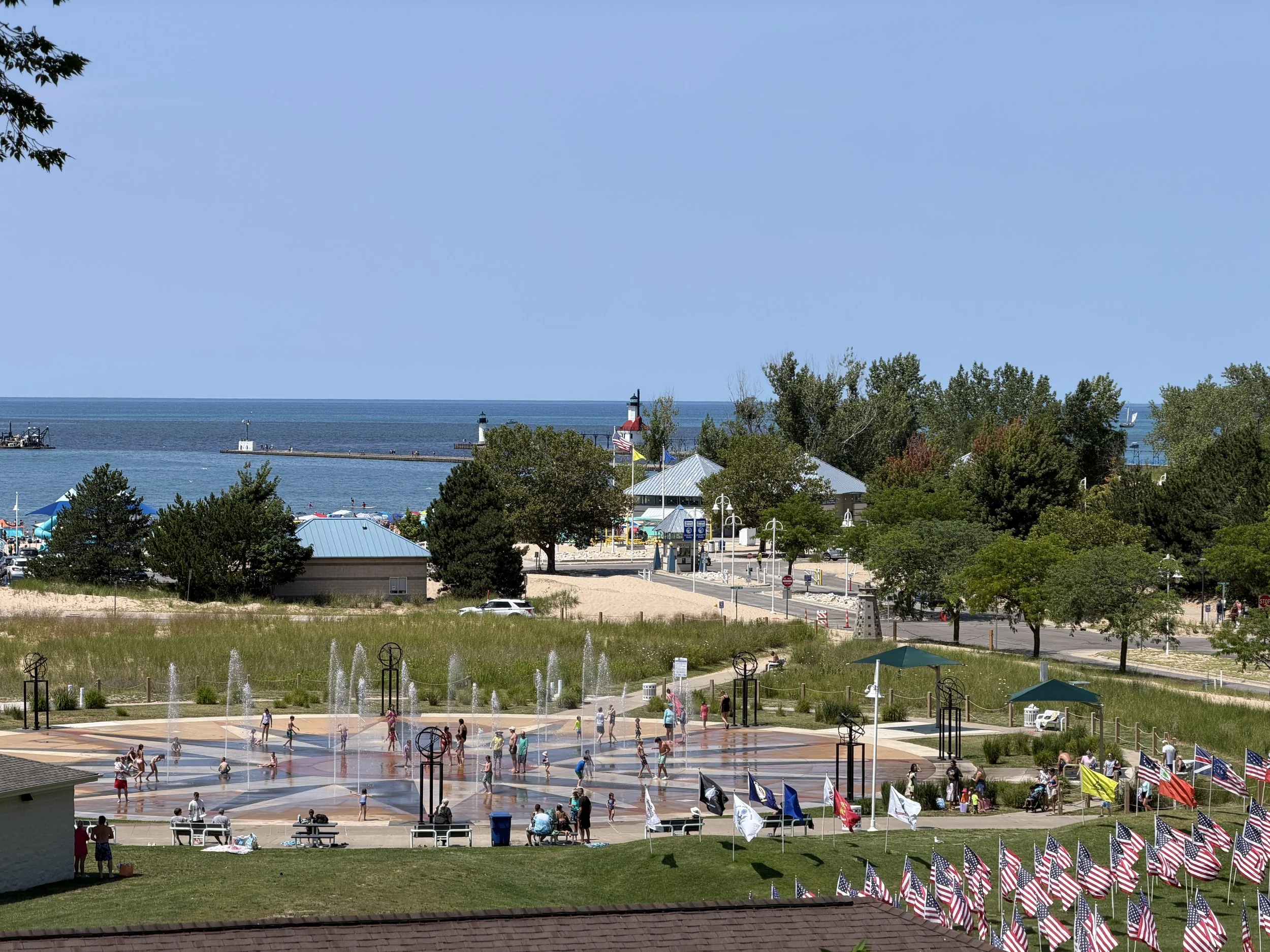 The View of Lake Michigan from near Number 420