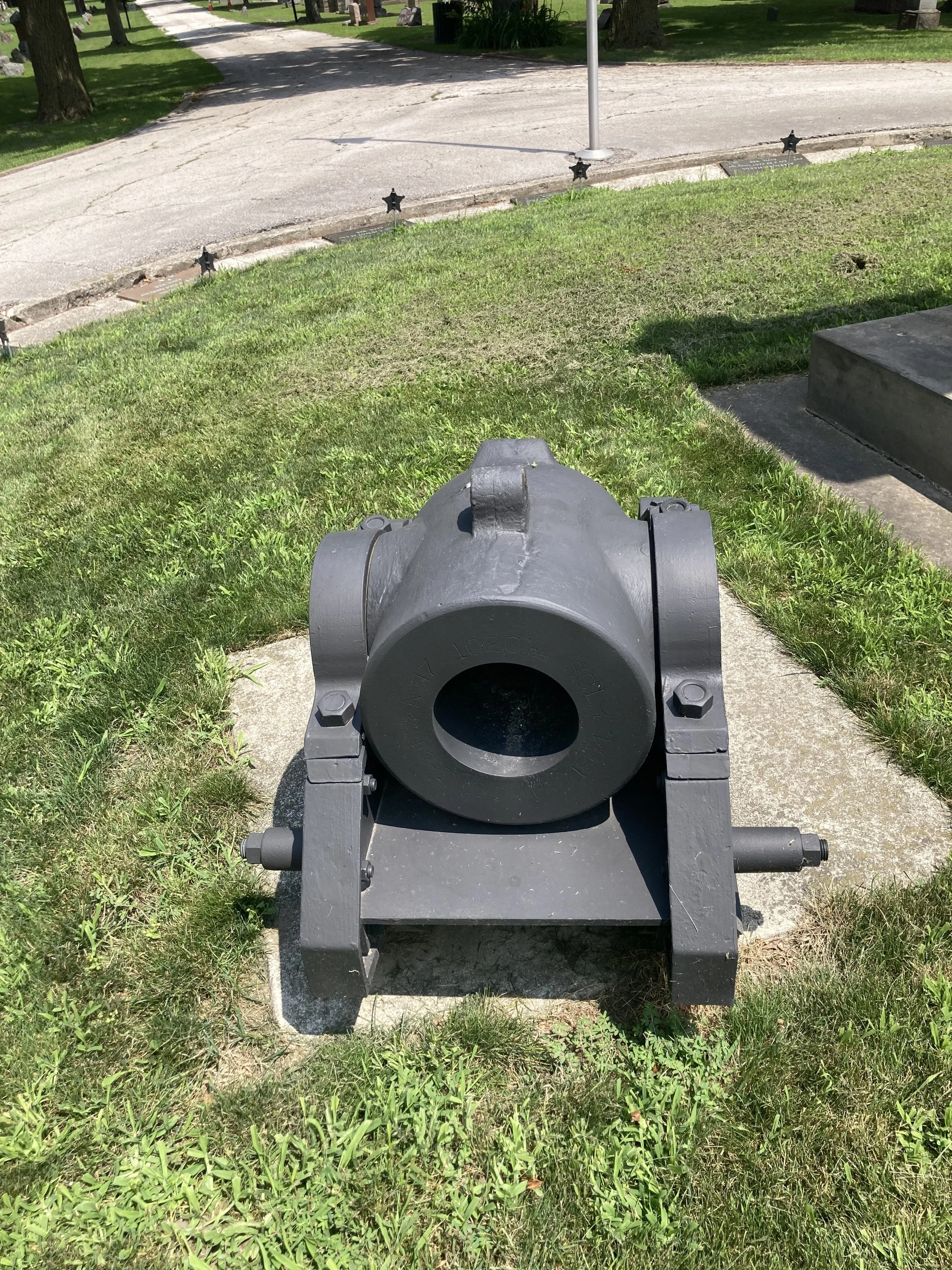 US Army 8-Inch Siege Mortars in Oregon, Ohio
