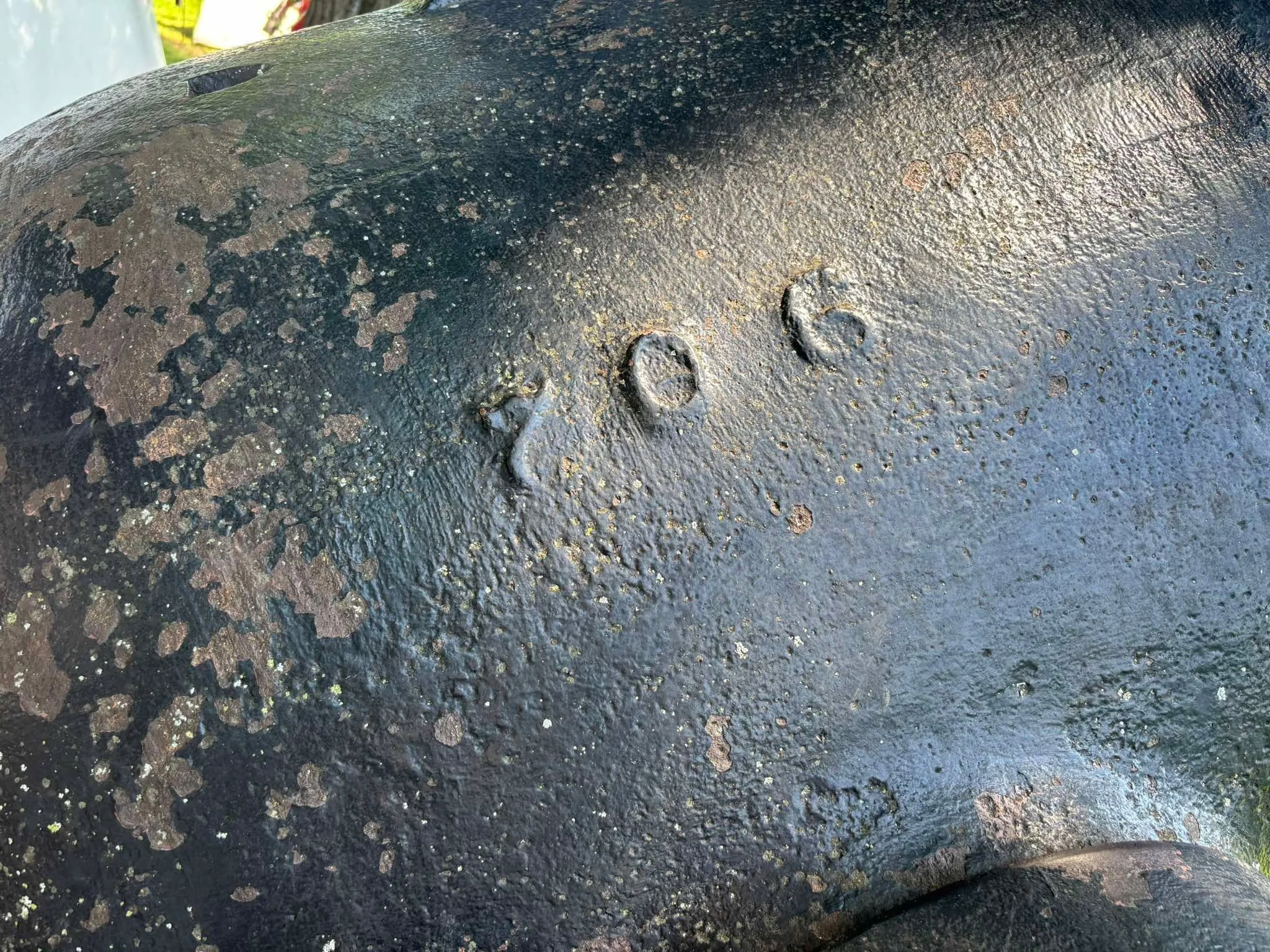 The Fort Pitt Foundry number is 706