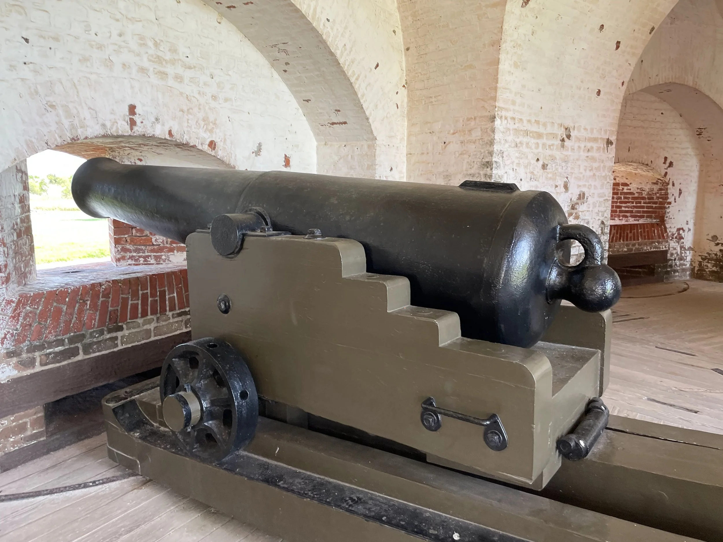 US Army 42-Pounder, Pattern 1831, at Fort Pulaski