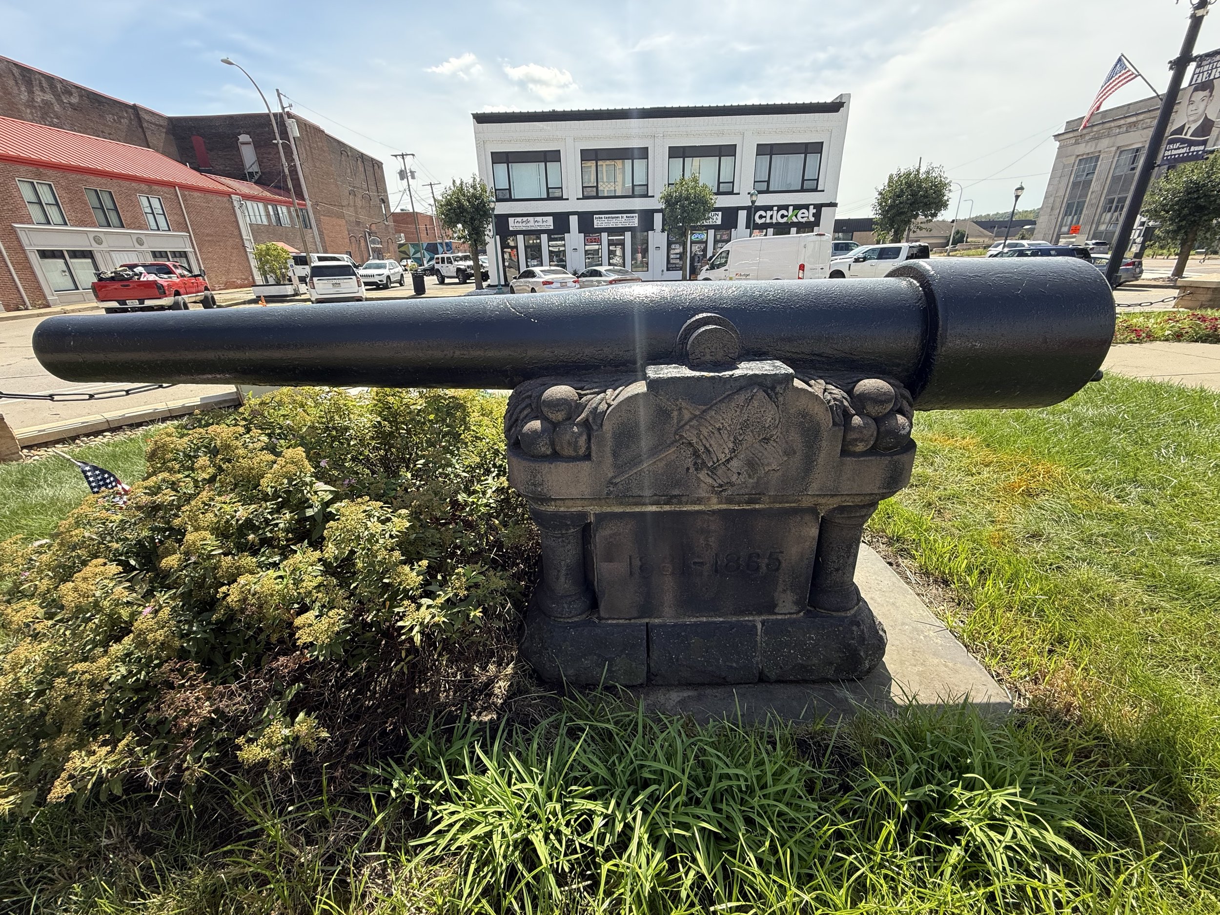 US Army 30-Pounder Parrott Rifle Number 239 is displayed in New Castle, Pennsylvania