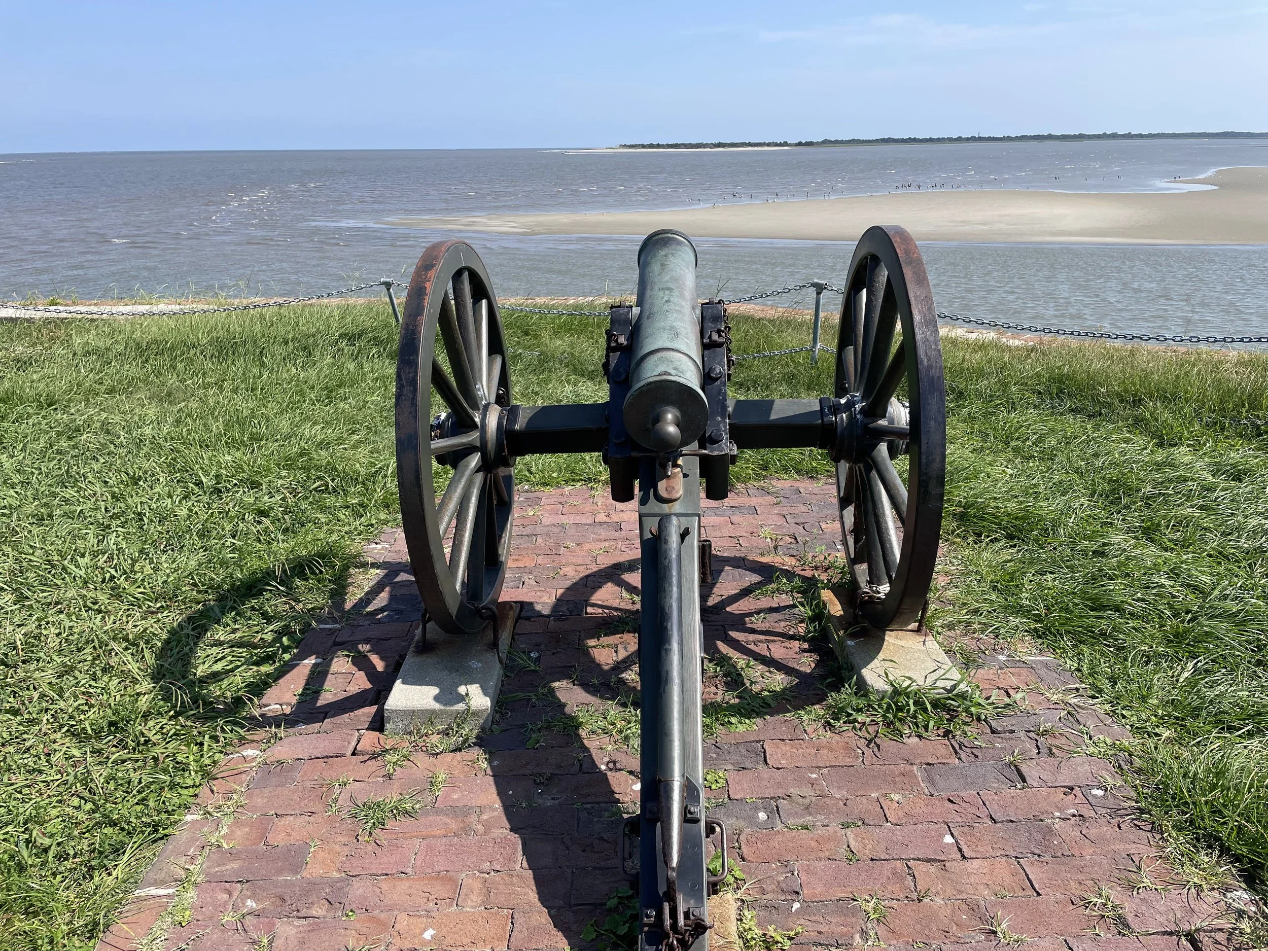 US Army 12-Pounder Mountain Howitzer Number 254 at Fort Sumter