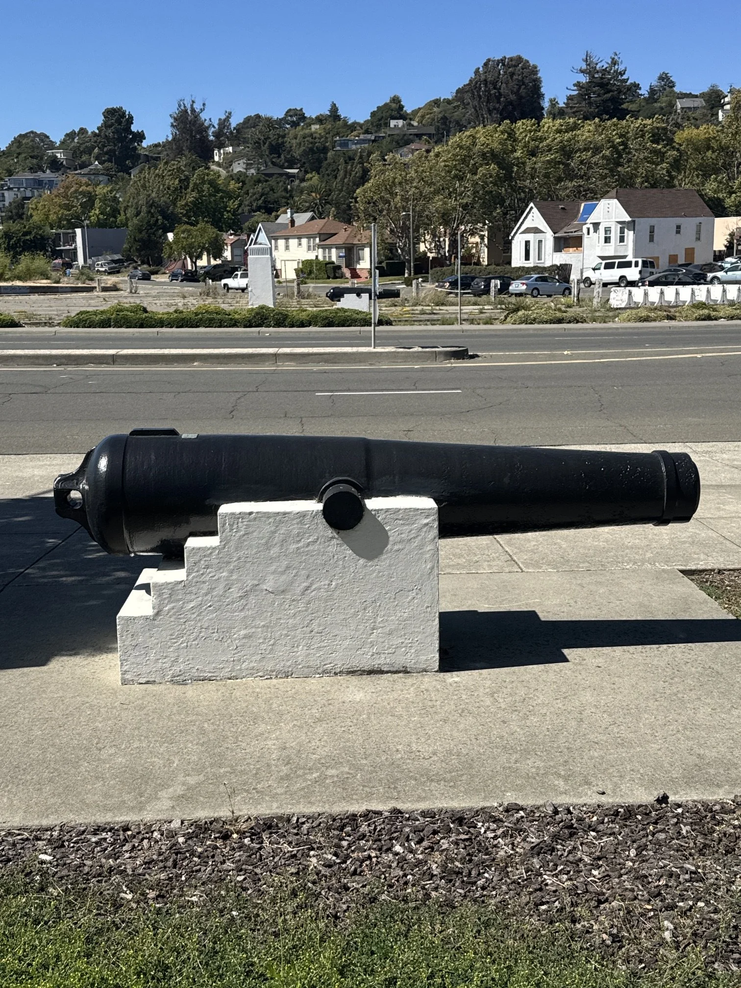 US Navy 8-Inch Shell Gun of 63cwt in Vallejo, California