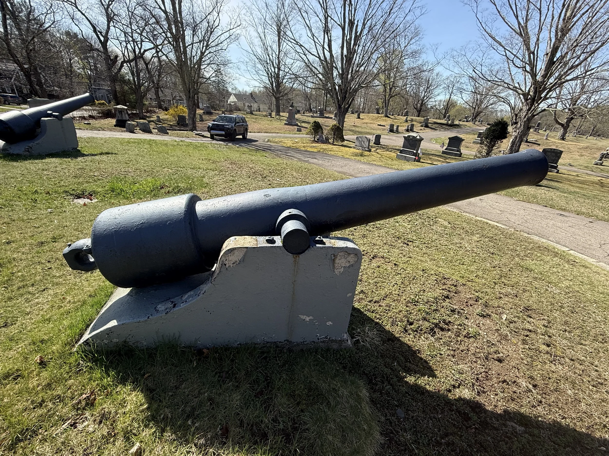 US Navy 30-Pounder of USS John Adams in Rockland, Massachusetts