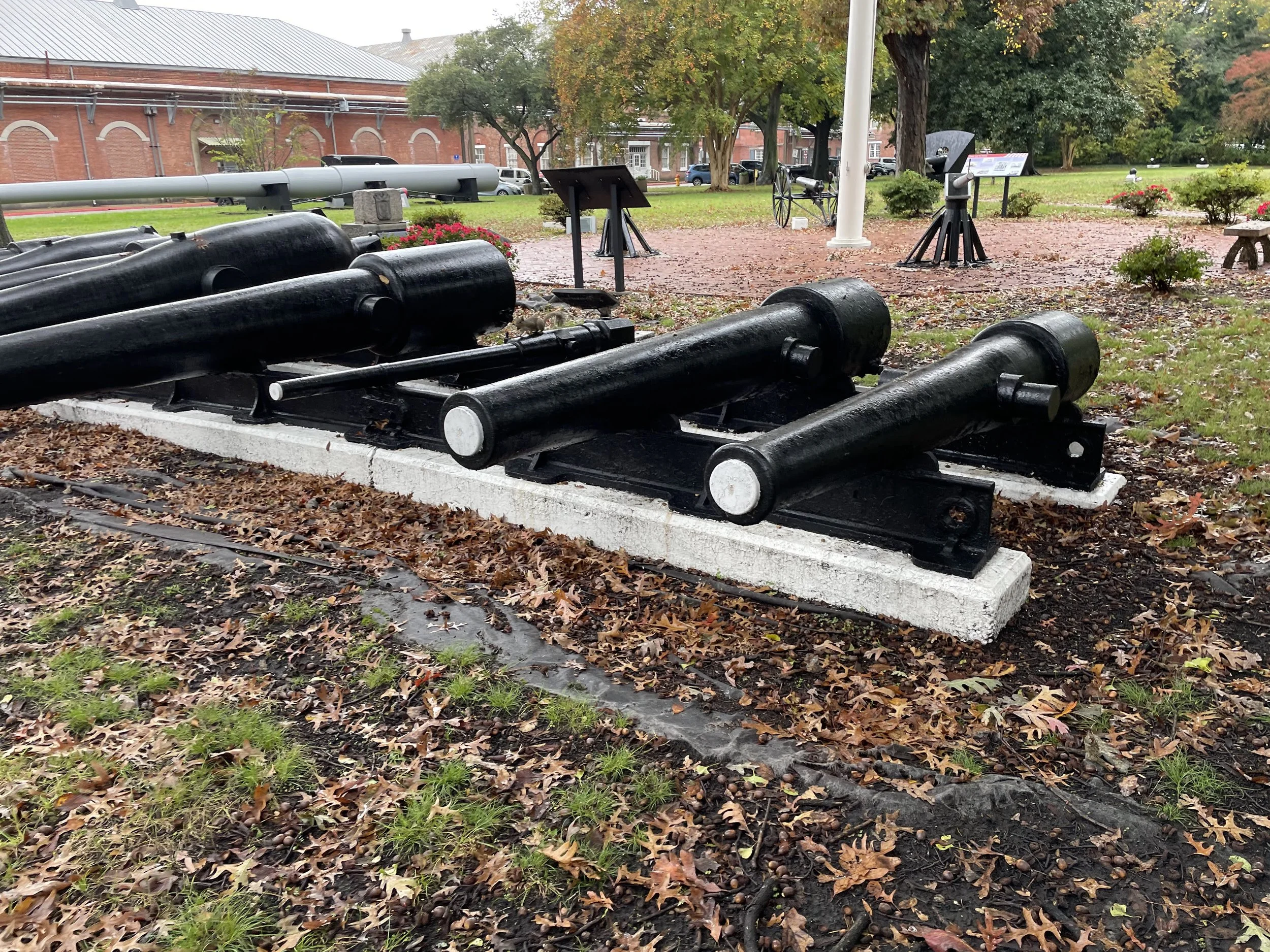 30-Pounder Parrott Number 307 (right) at Trophy Park