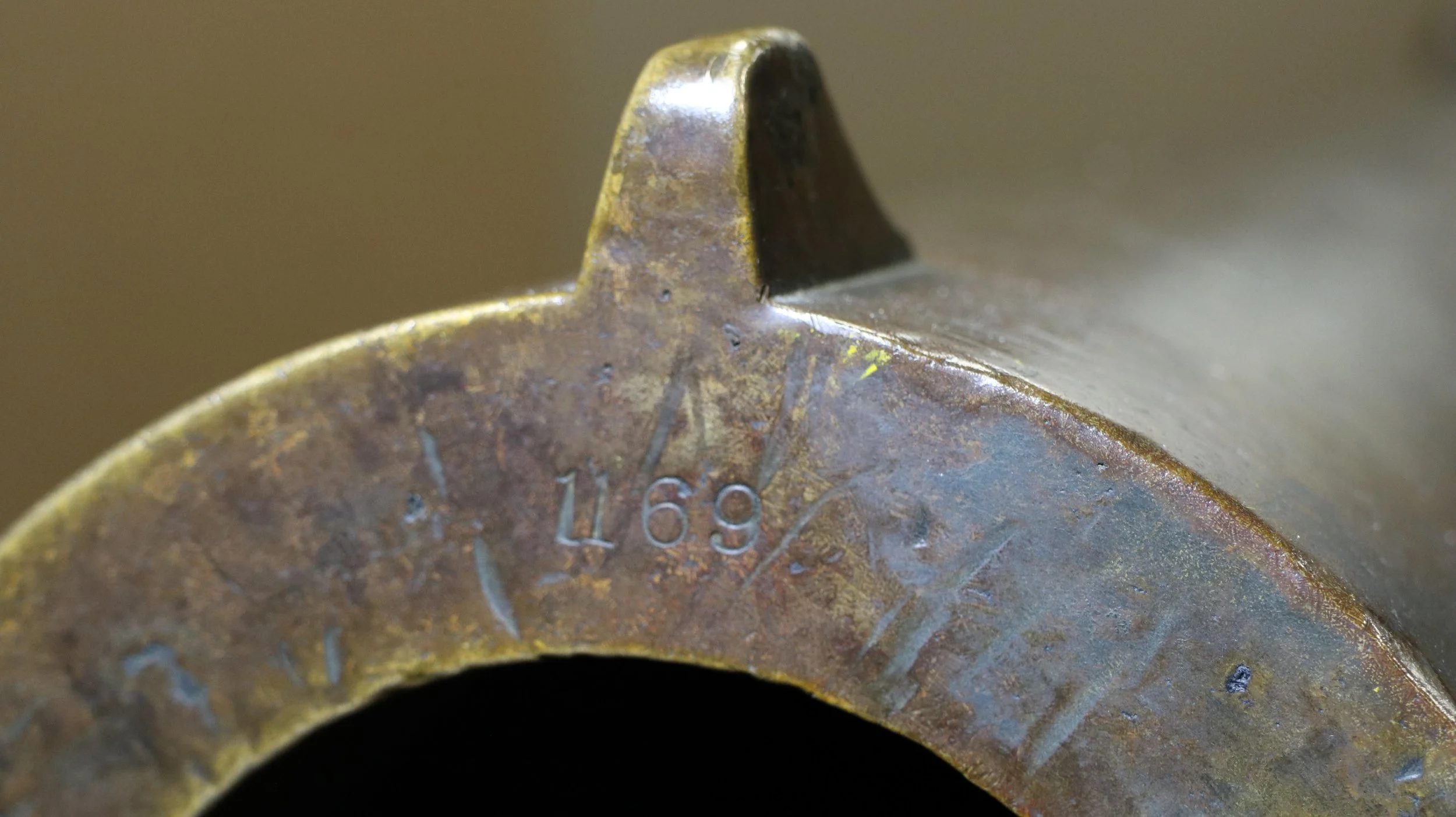 Tredegar Foundry Number “1169” on 12-Pounder Confederate Boat Howitzer - National Park Service Photo, Gettysburg National Military Park, GETT 31170