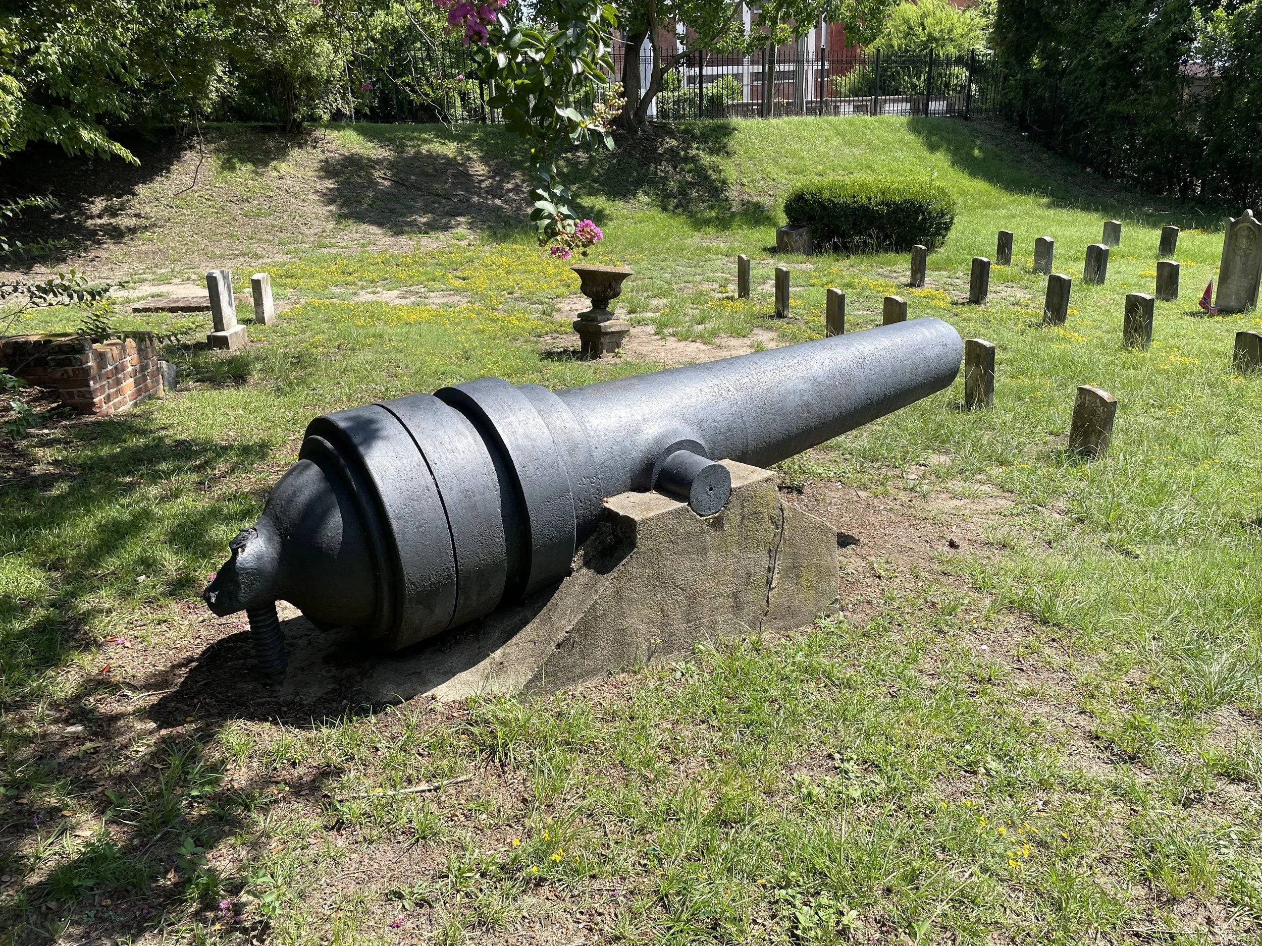 6.4-Inch Brooke Rifle, S85, at Linwood Cemetery, Columbus, Georgia