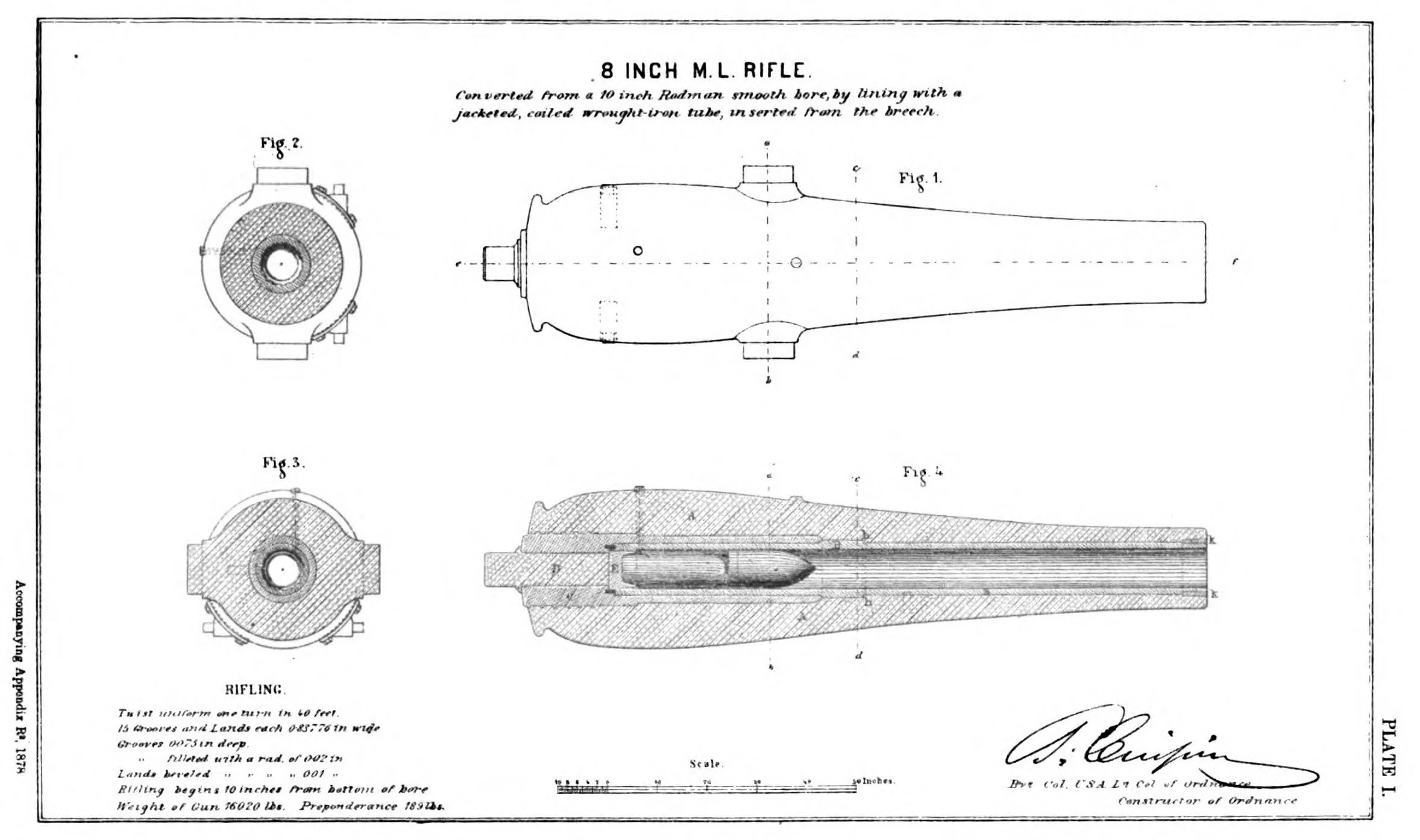 Illustration of the “Breech Insertion” 8-Inch Rifle Conversion