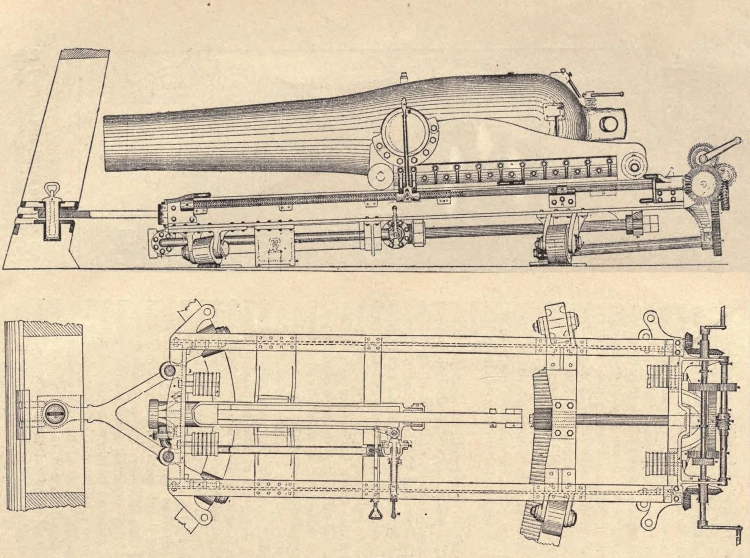 Illustration of the 8-Inch MLR and carriage