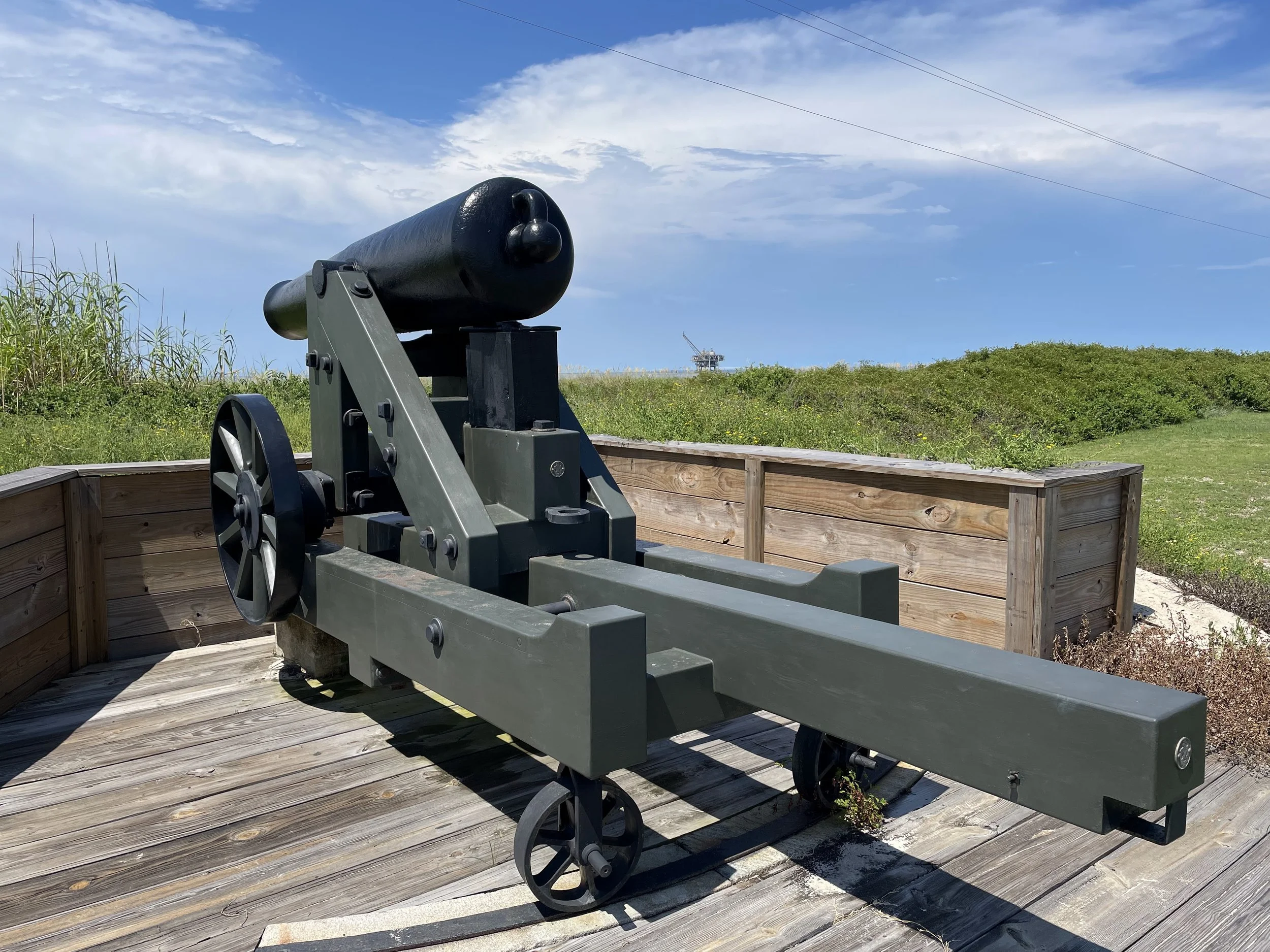 32-Pounder, Pattern 1829, at Fort Morgan