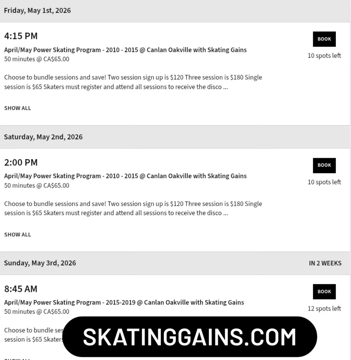 Next Weekend = Level Up Time 🏒🔥

Skaters, it&rsquo;s go time. Whether you&rsquo;re gearing up for tryouts or ready to separate yourself this season, these sessions are built to make you faster, sharper, and more confident on the ice.

📅 May 1 2010