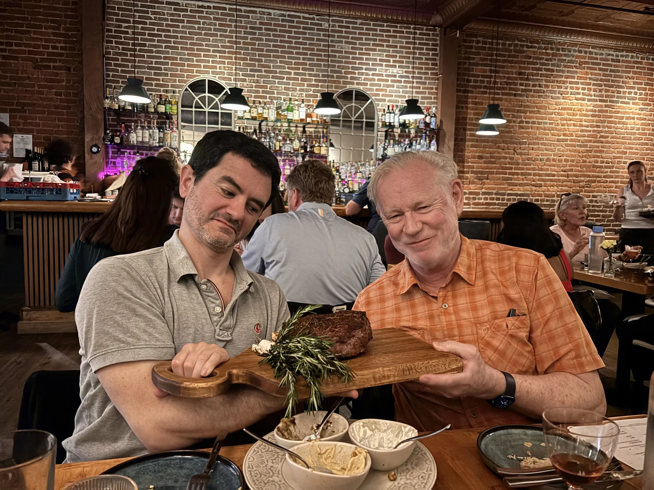 "Working" with a couple of friends