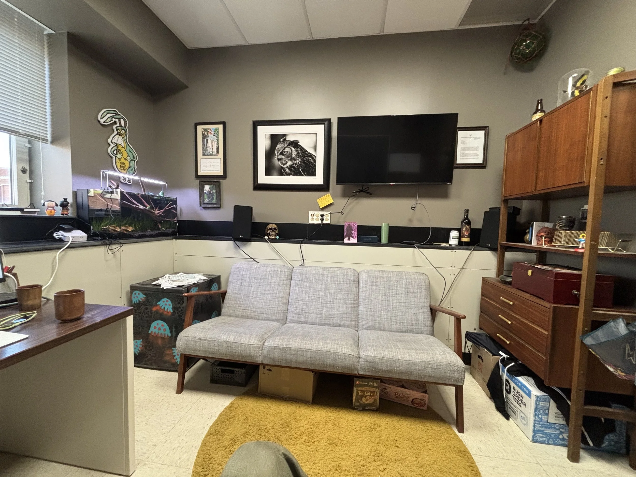 Jarred Finally Cleans Up His Office!