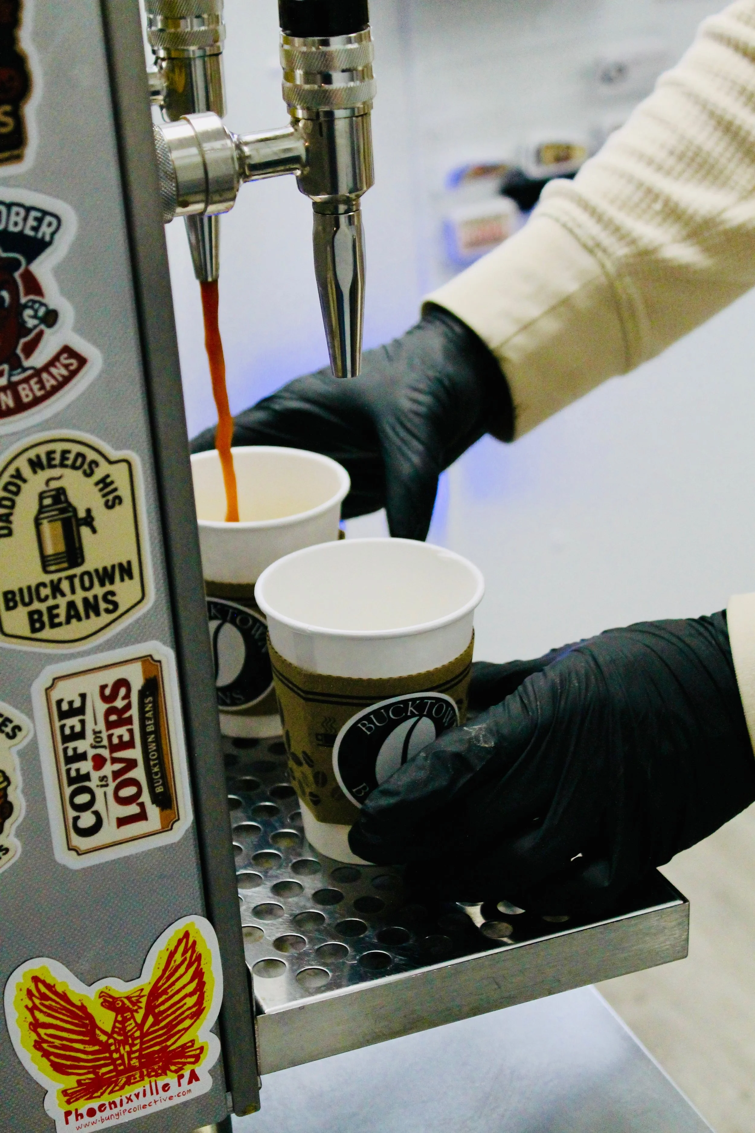 More Coffees Being Made