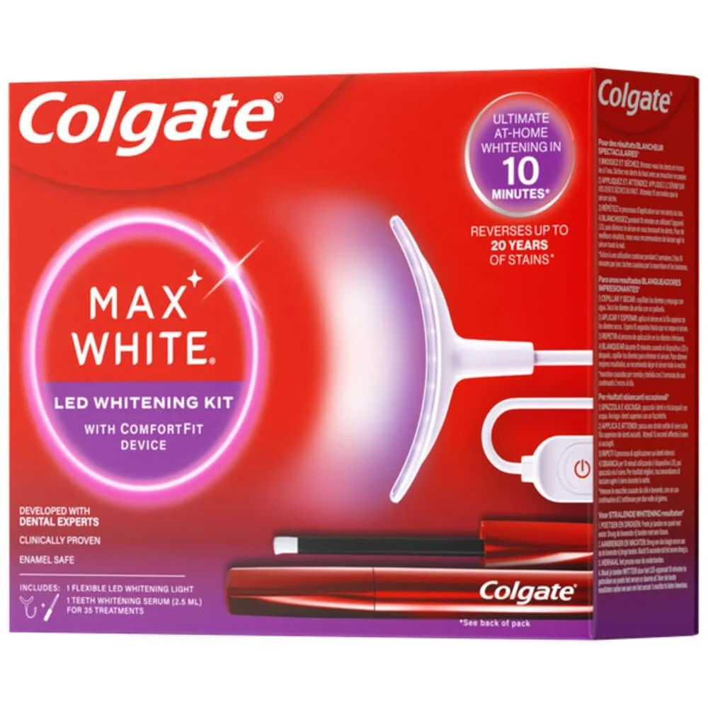 Colgate Max White LED Teeth Whitening Kit