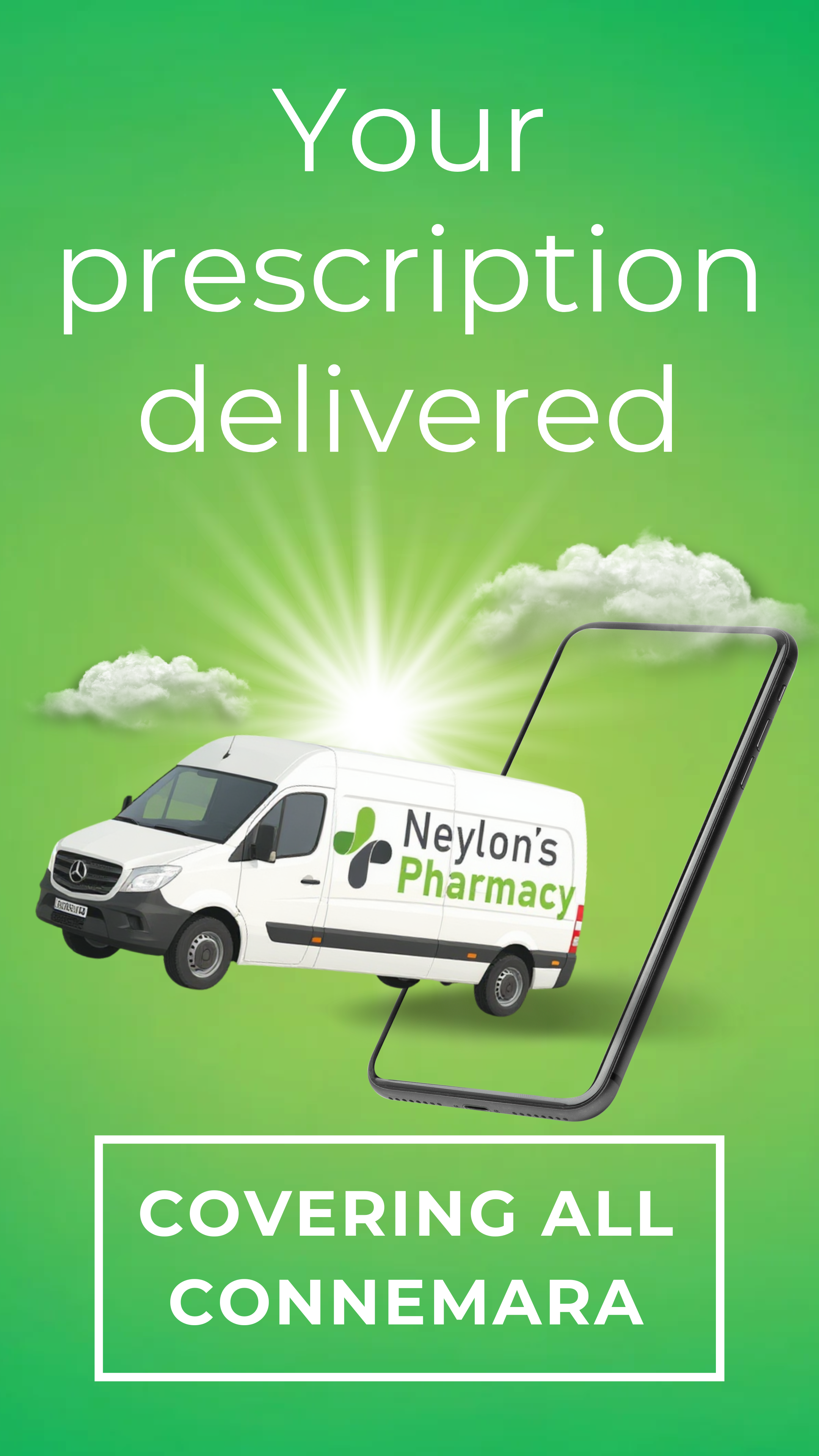 Neylons Pharmacy in Barna now delivering prescriptions to all areas in Galway including Connemara